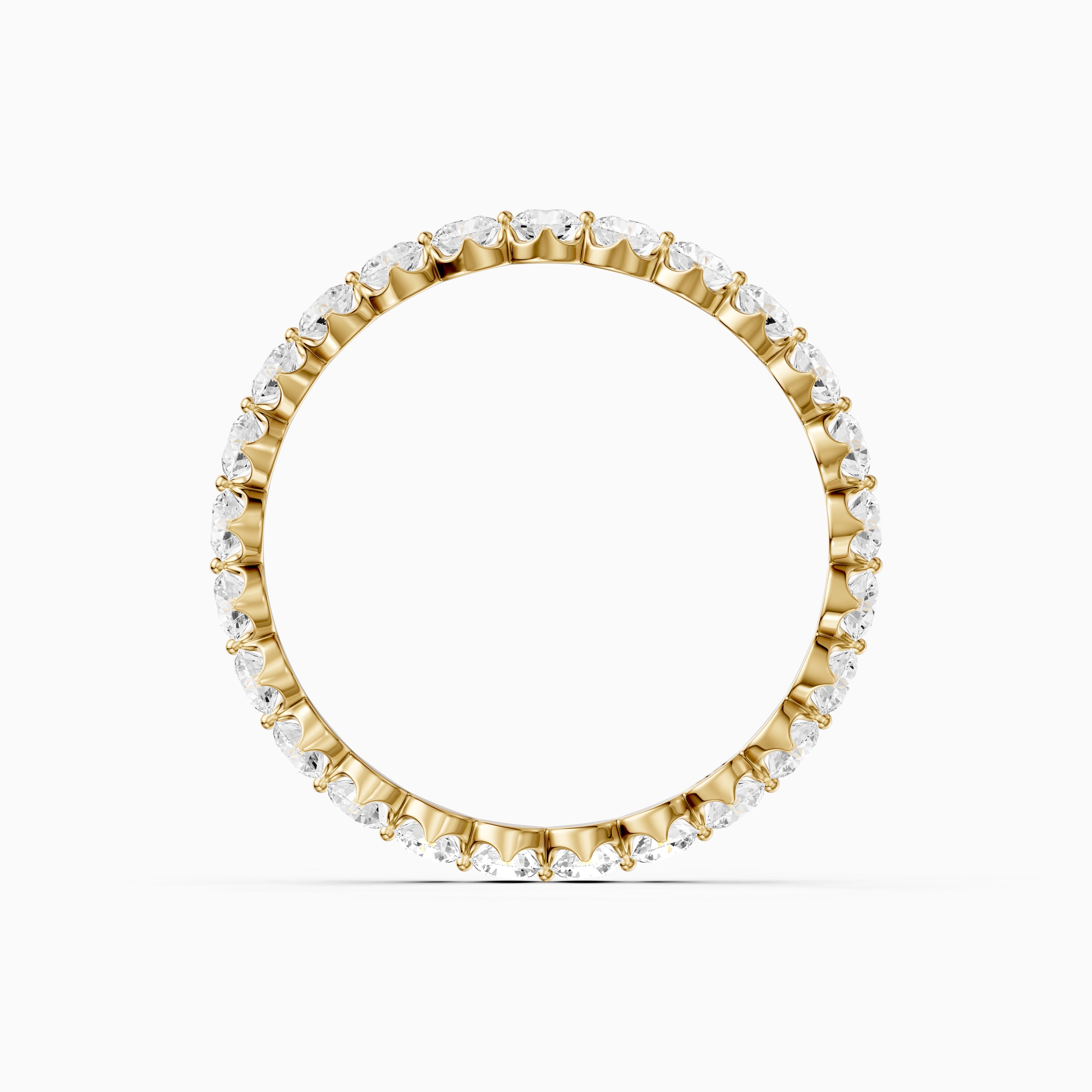 Kylie Full Eternity Round Lab Grown Diamond Wedding Band