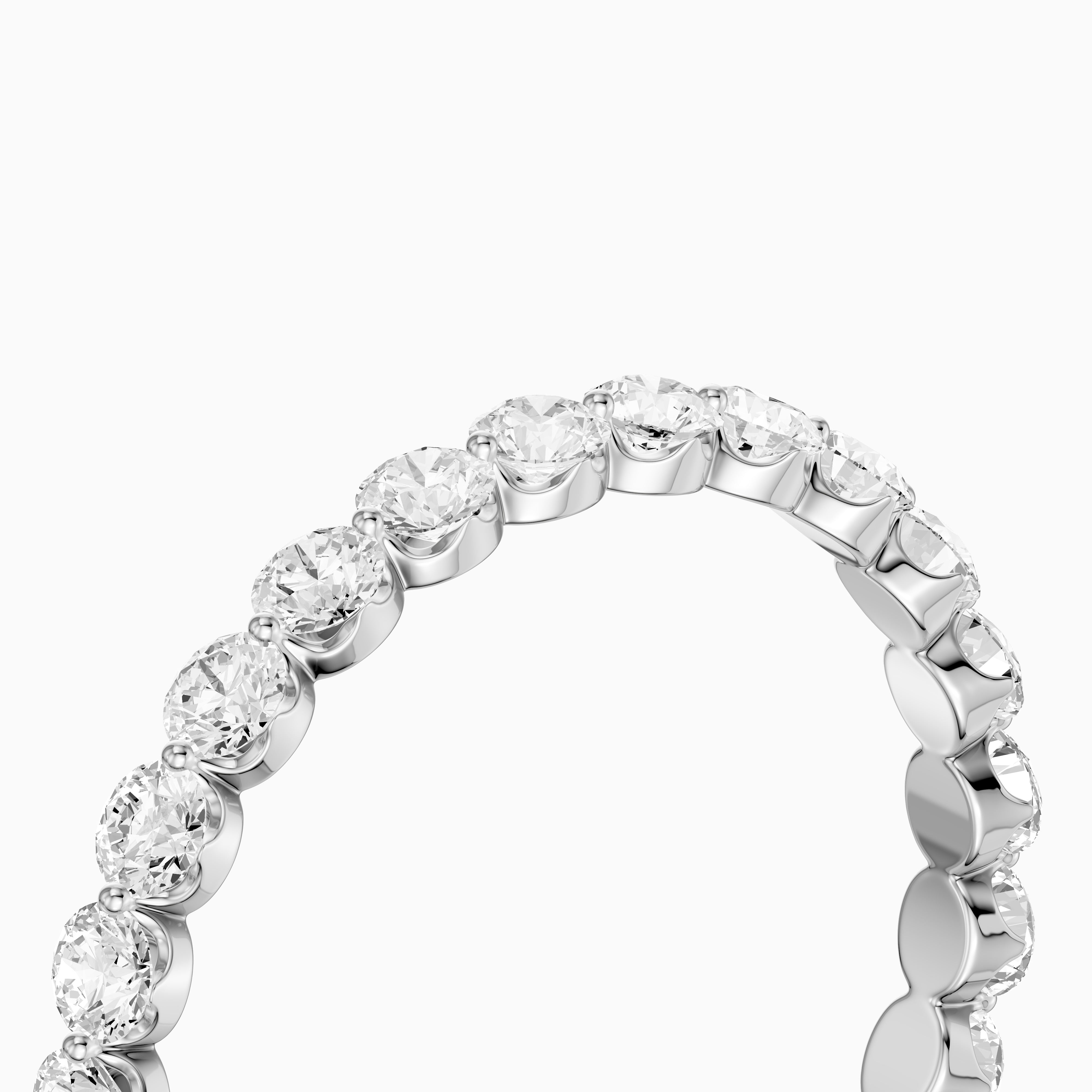 Kylie Full Eternity Round Lab Grown Diamond Wedding Band