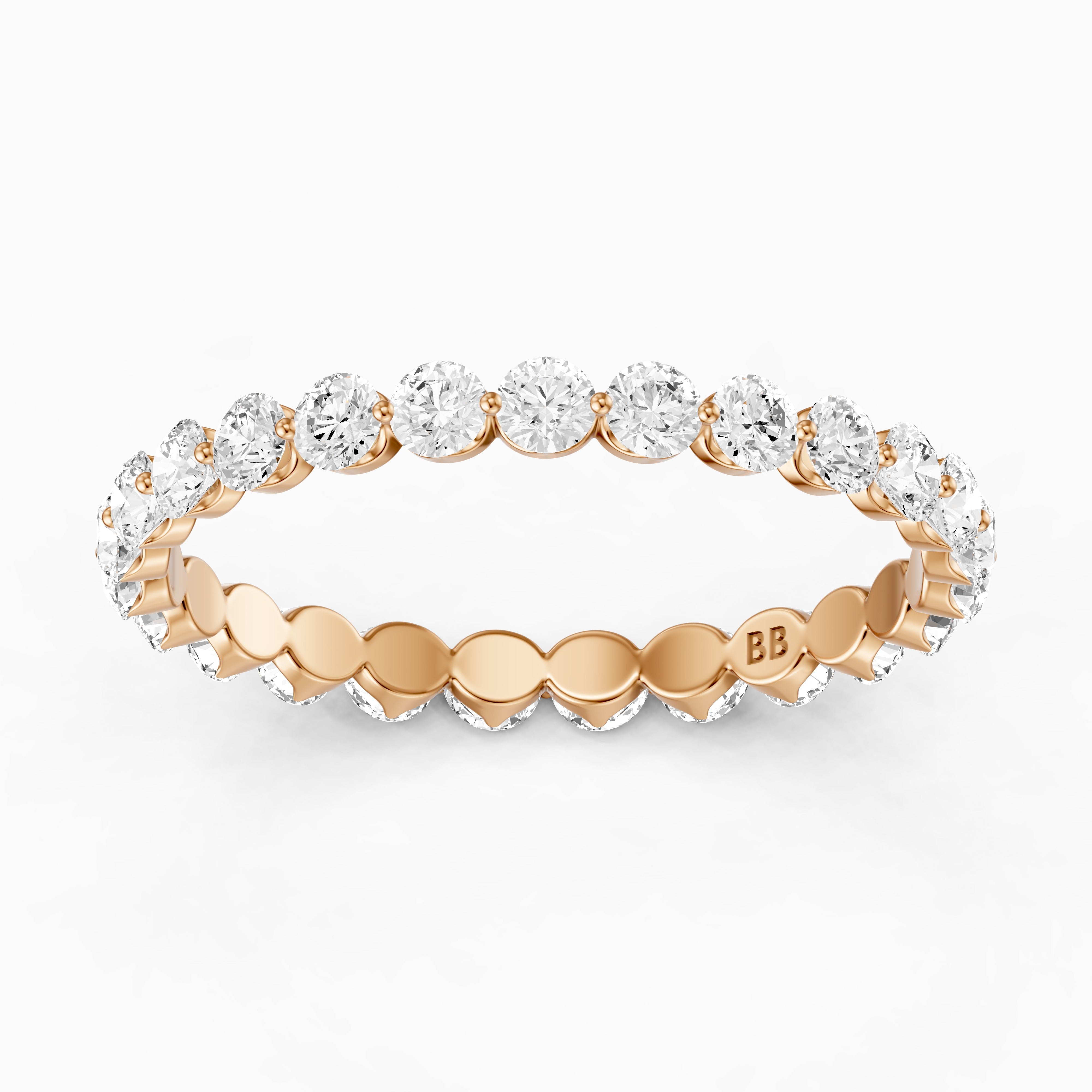 Kylie Full Eternity Round Lab Grown Diamond Wedding Band
