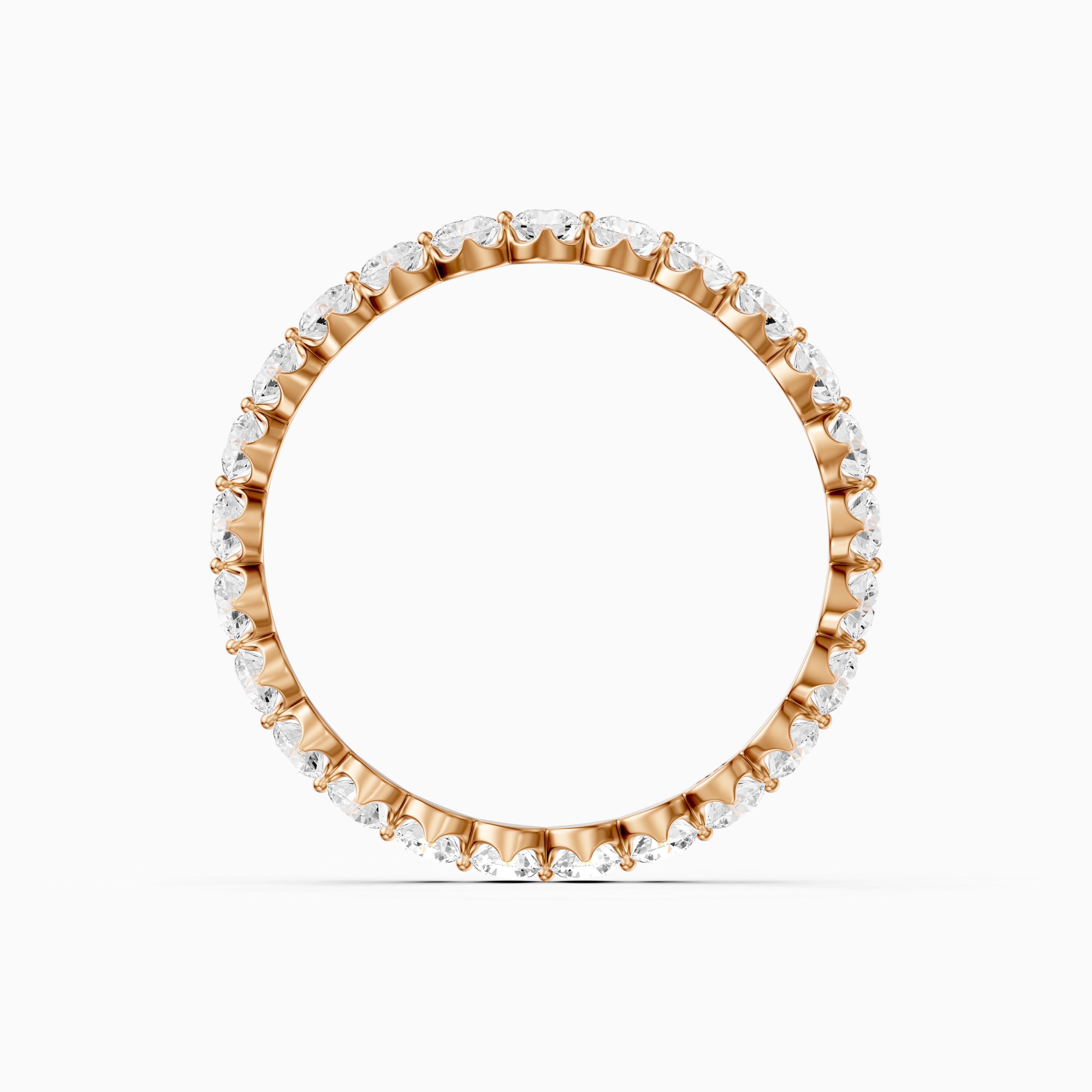 Kylie Full Eternity Round Lab Grown Diamond Wedding Band
