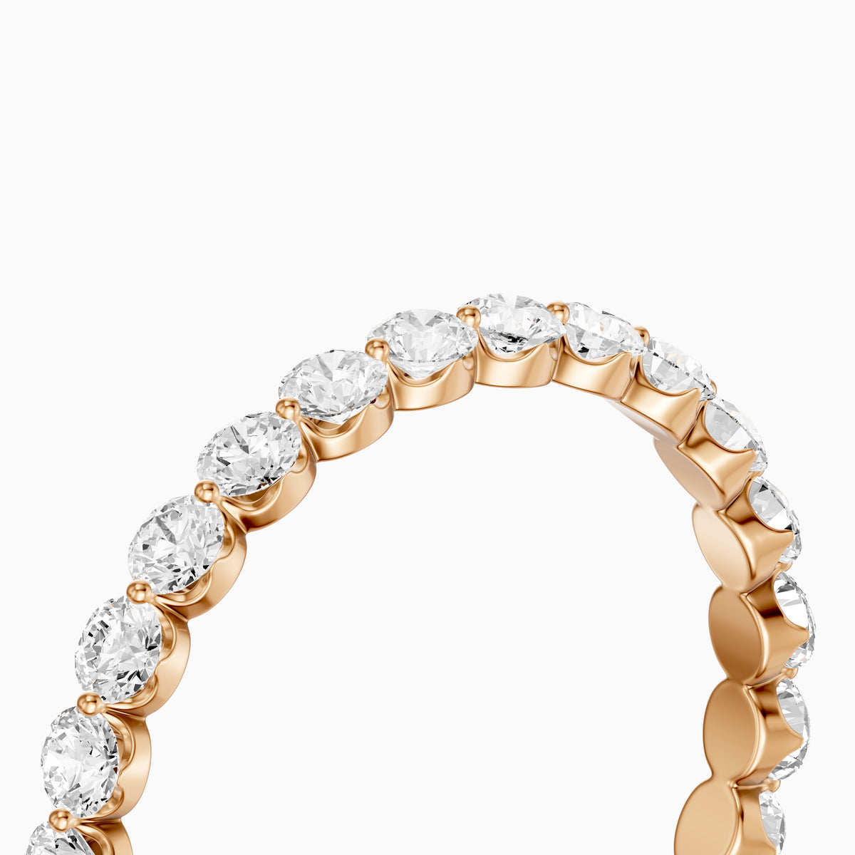 Kylie Full Eternity Round Lab Grown Diamond Wedding Band