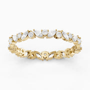 Margot Mixed Shape Marquise and Round Lab Grown Diamond Eternity Band