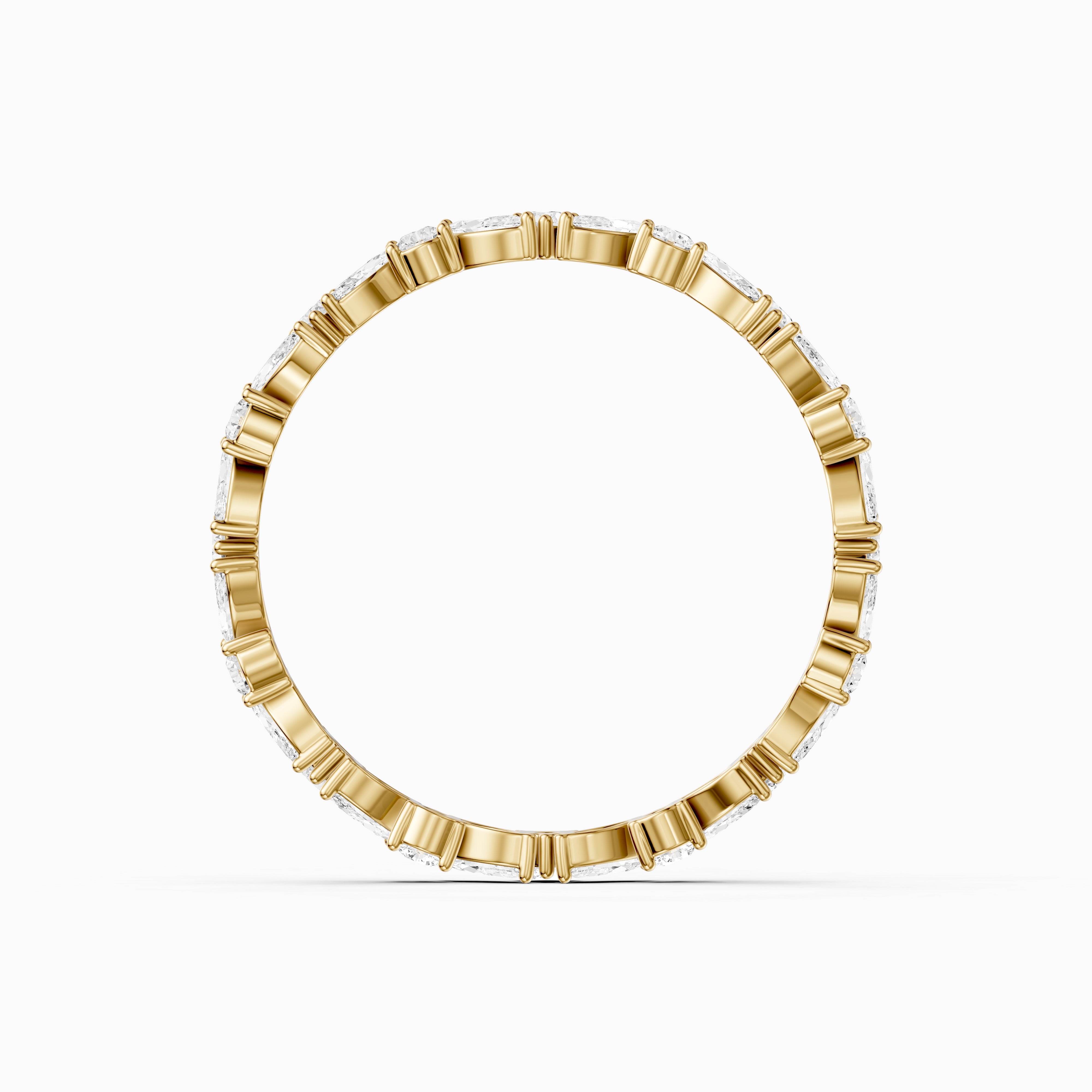Margot Mixed Shape Marquise and Round Lab Grown Diamond Eternity Band
