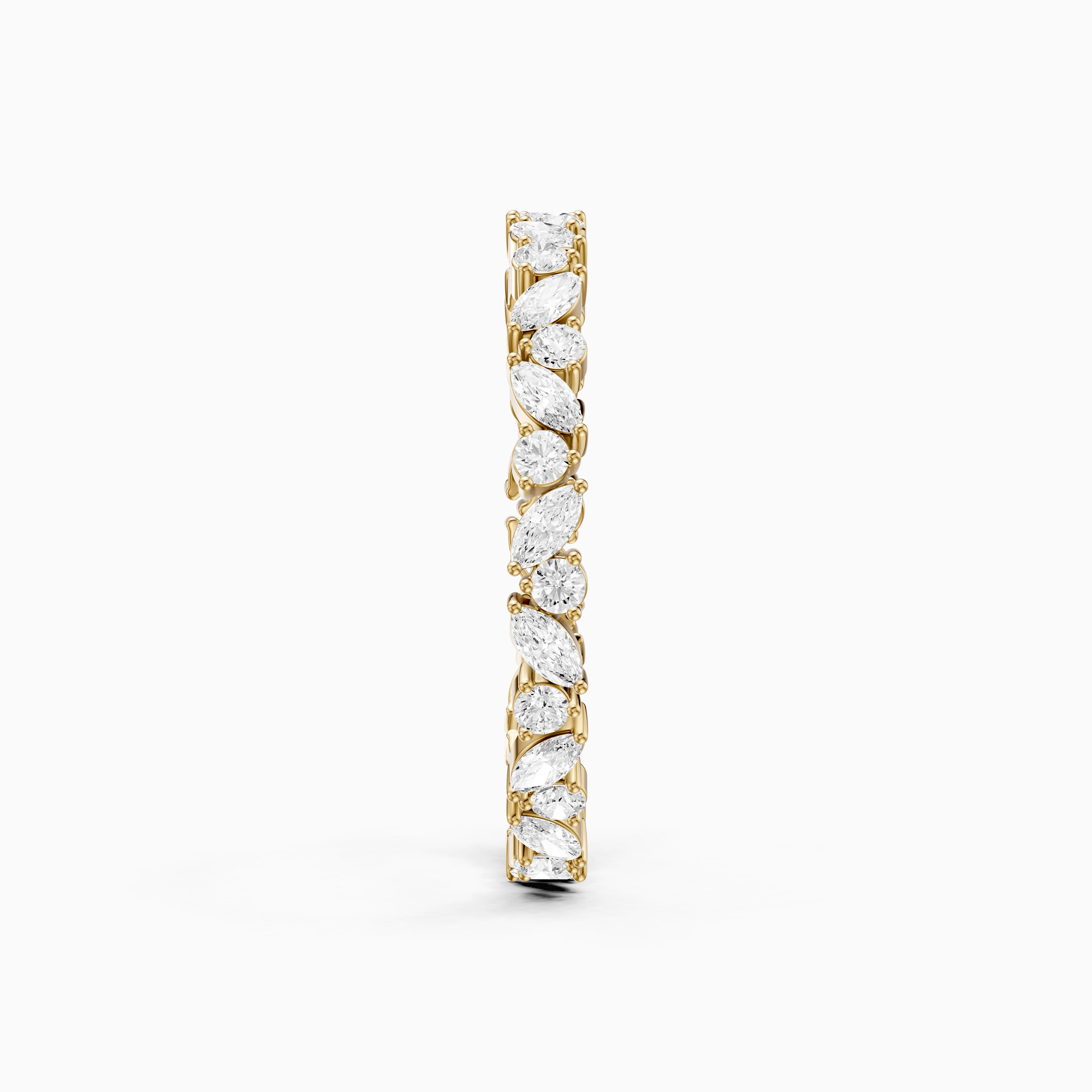 Margot Mixed Shape Marquise and Round Lab Grown Diamond Eternity Band