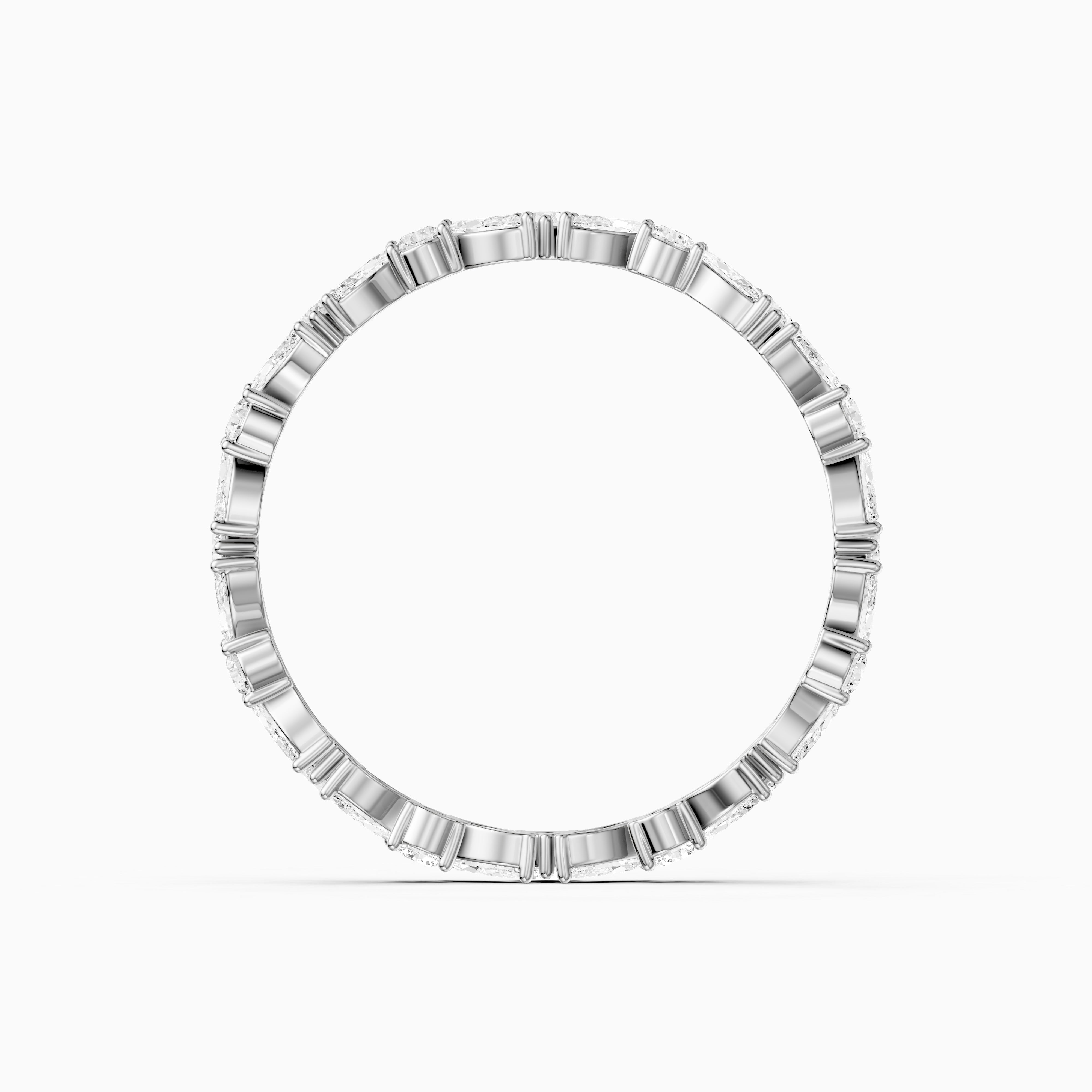 Margot Mixed Shape Marquise and Round Lab Grown Diamond Eternity Band