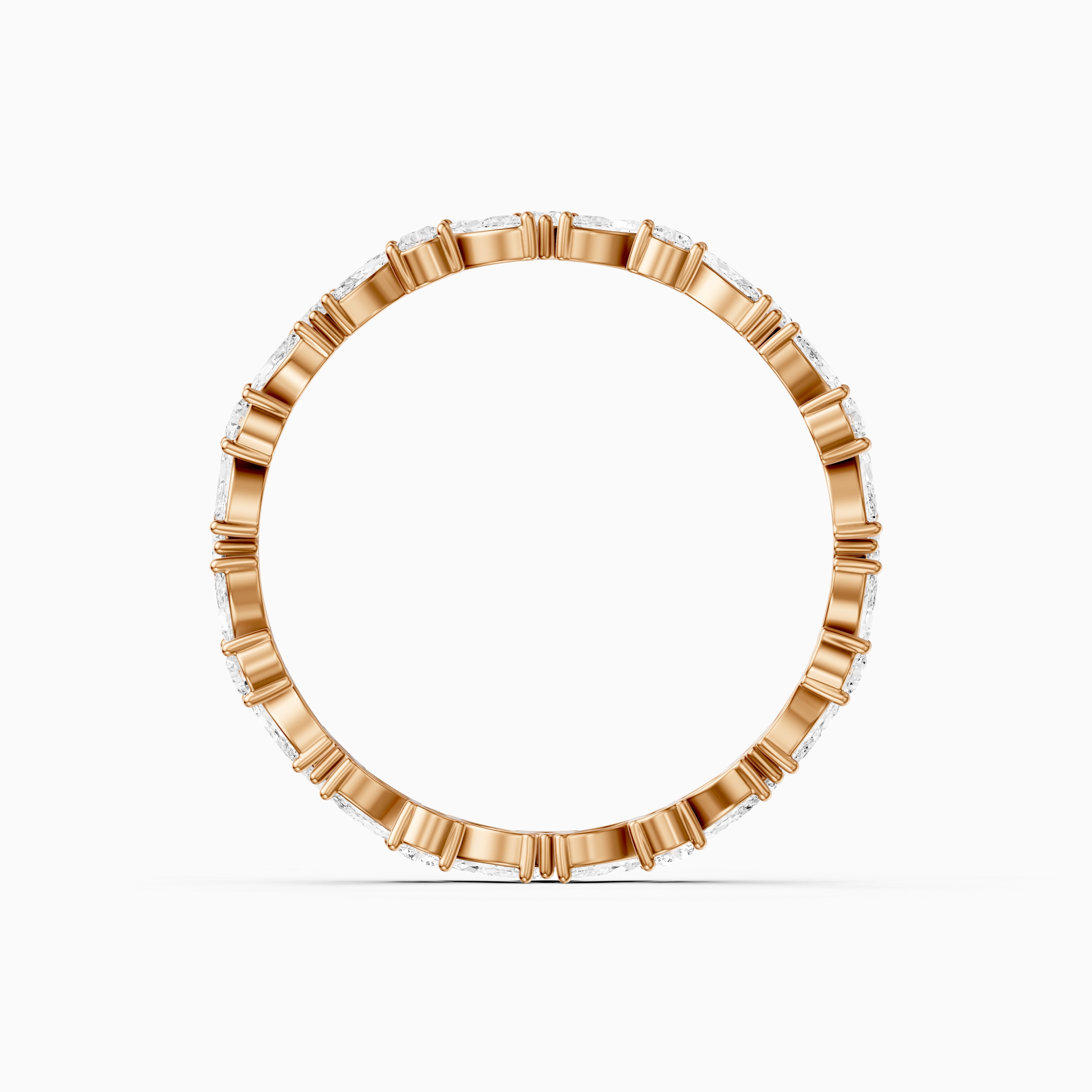 Margot Mixed Shape Marquise and Round Lab Grown Diamond Eternity Band