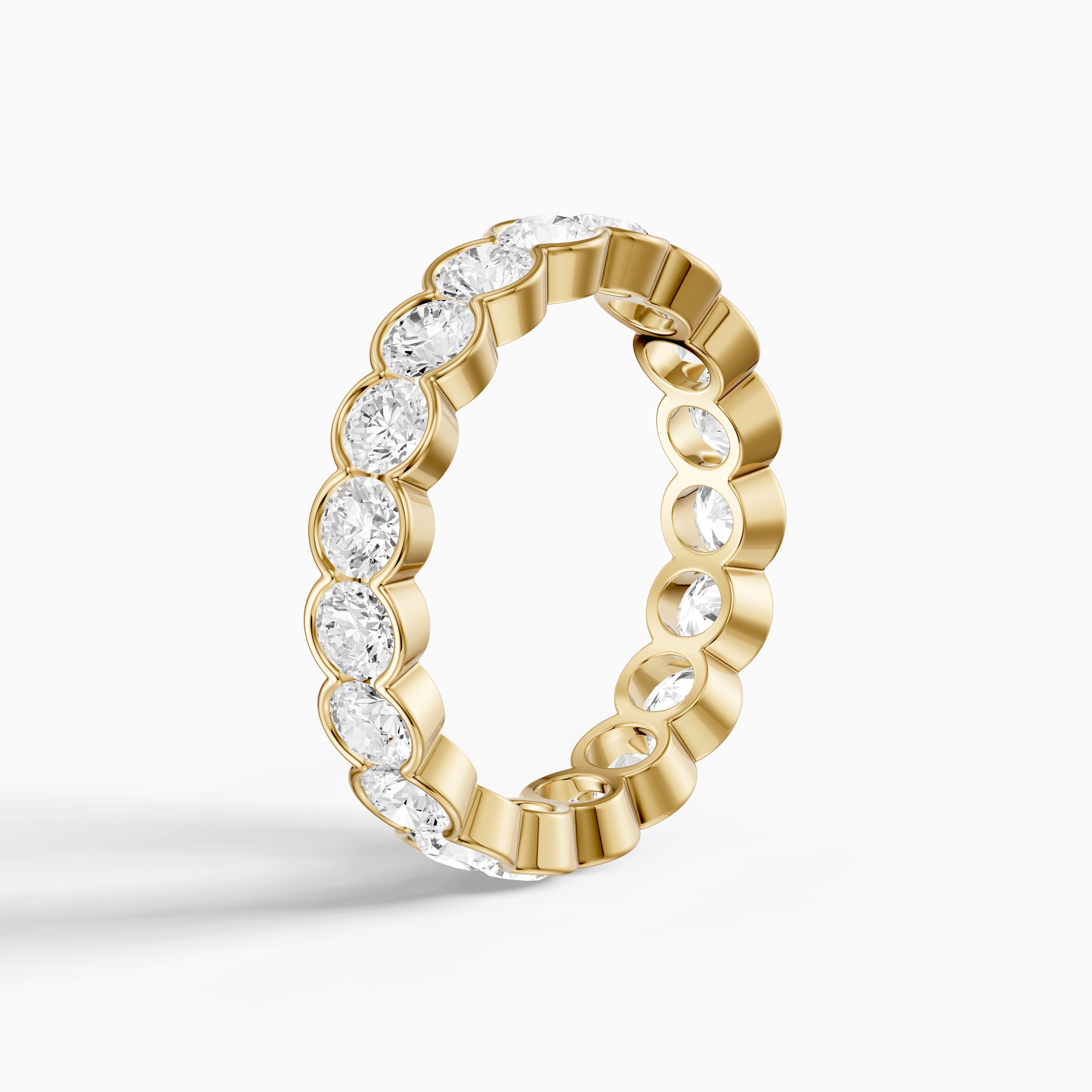 Jennifer Bezel Set Round Lab Grown Diamond Eternity Band