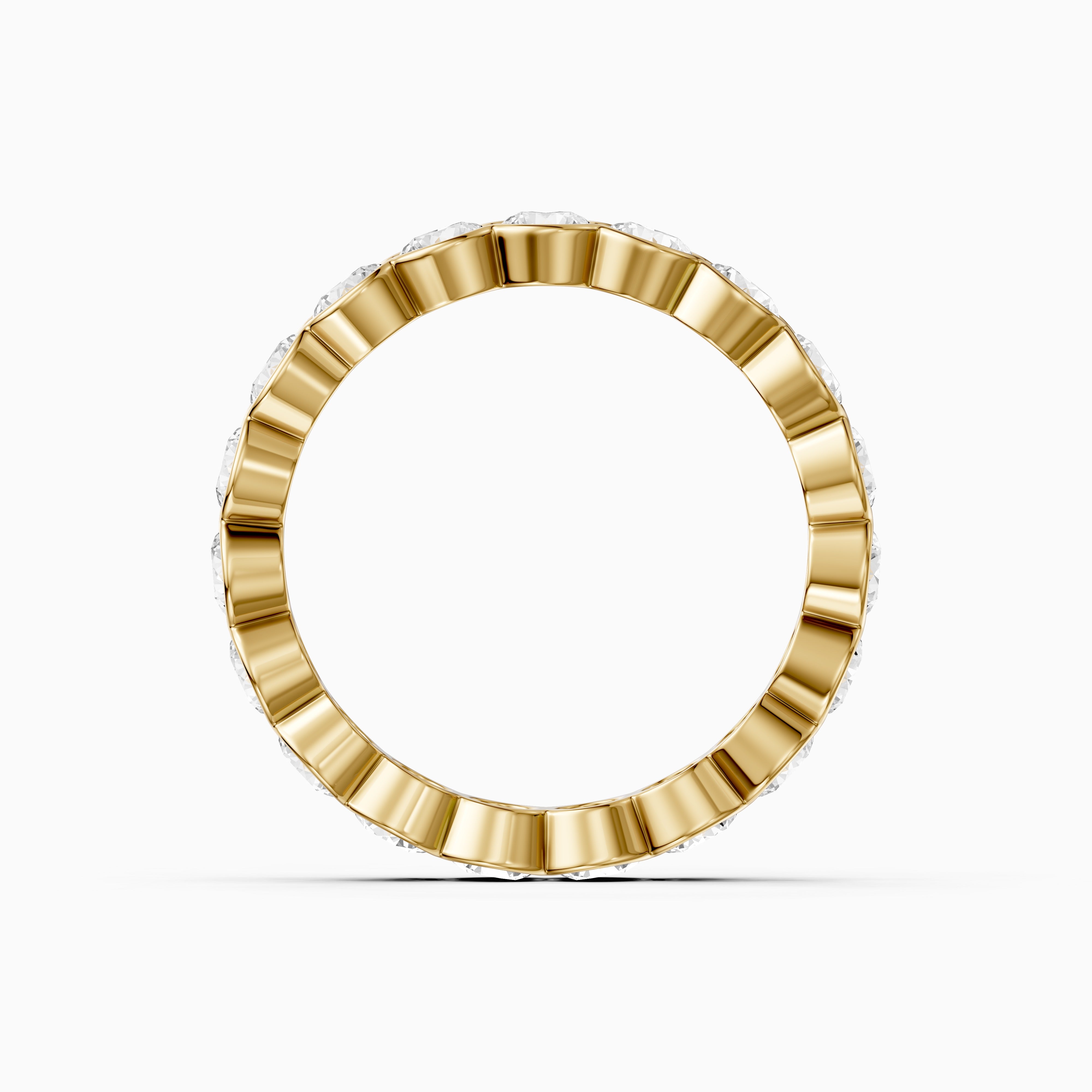 Jennifer Bezel Set Round Lab Grown Diamond Eternity Band