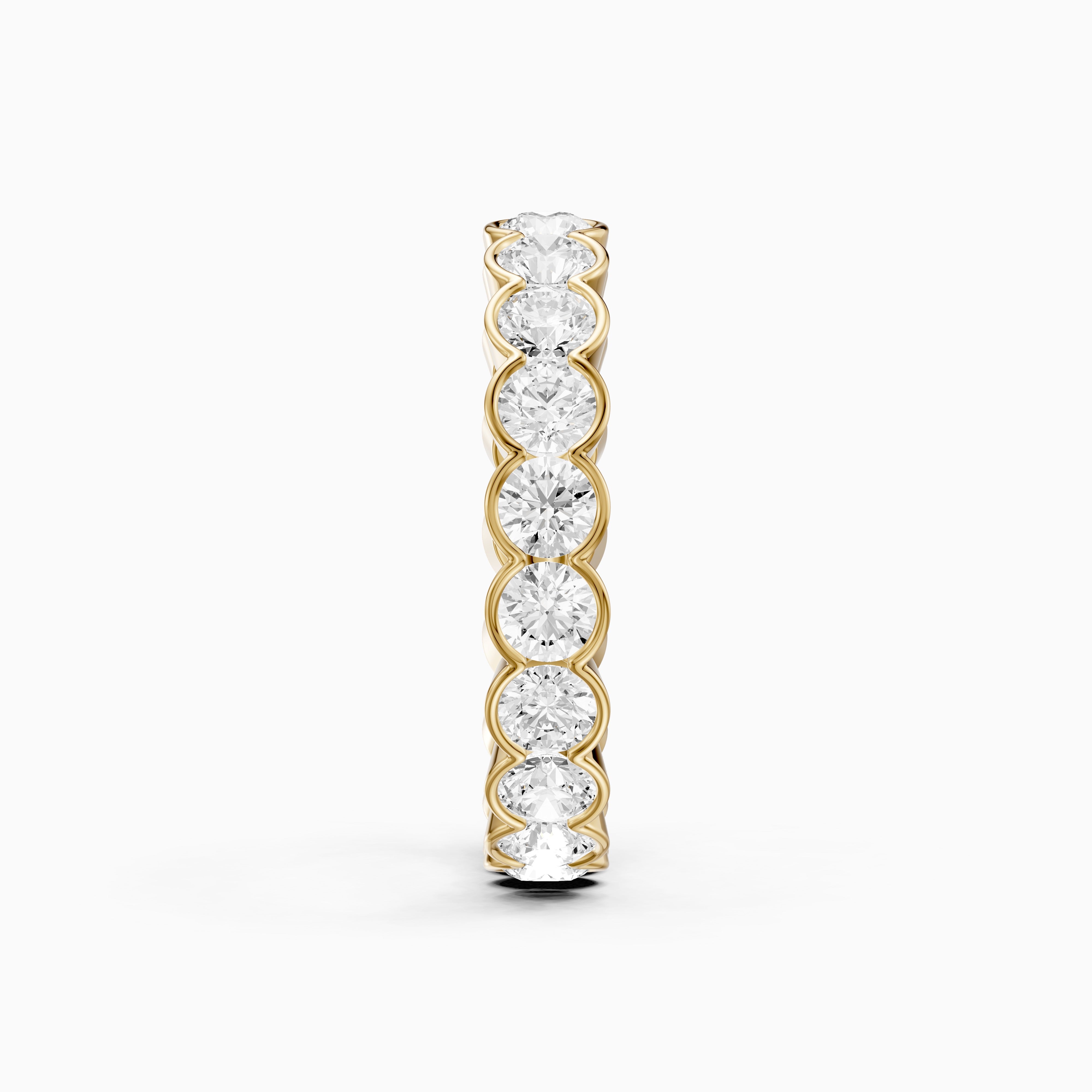 Jennifer Bezel Set Round Lab Grown Diamond Eternity Band