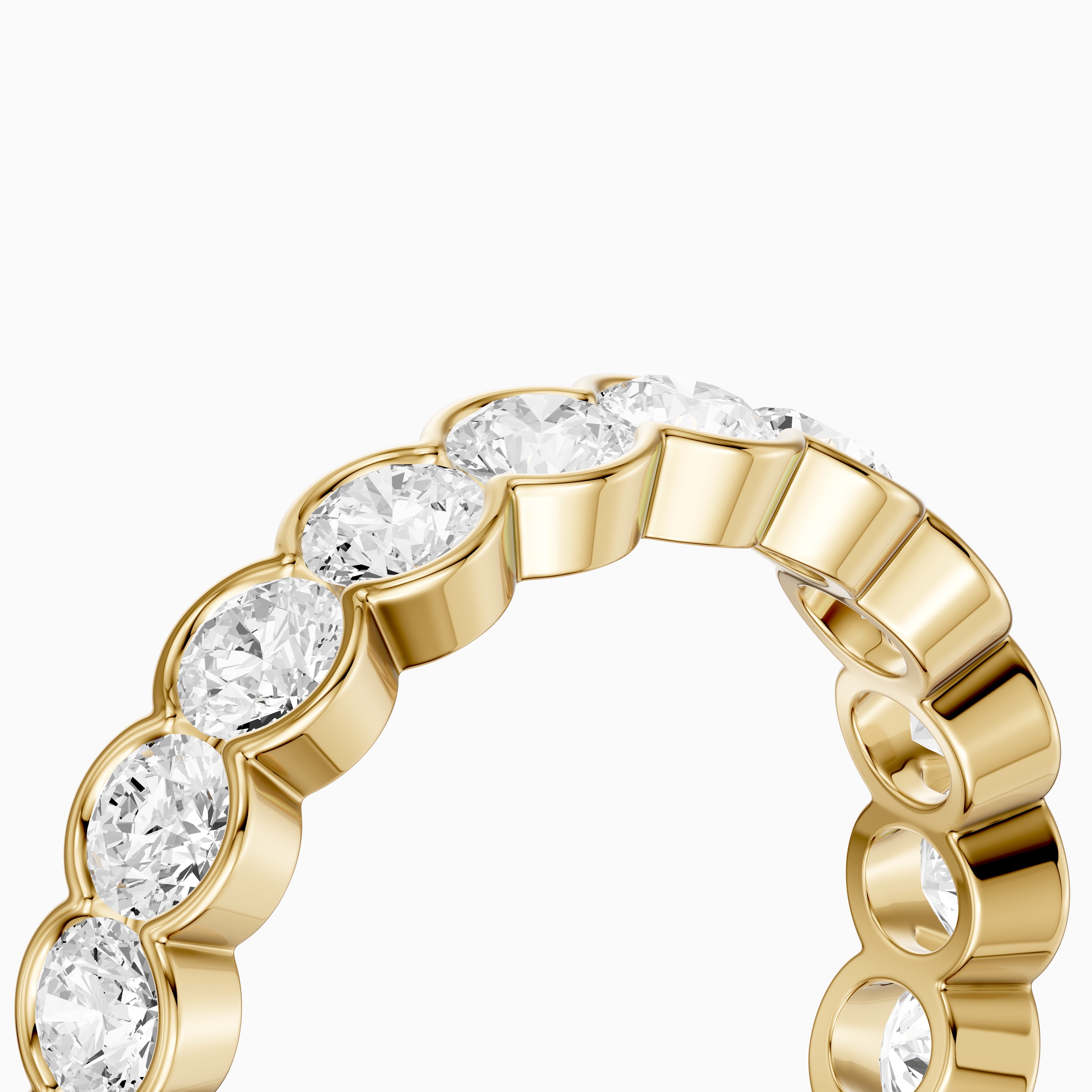Jennifer Bezel Set Round Lab Grown Diamond Eternity Band