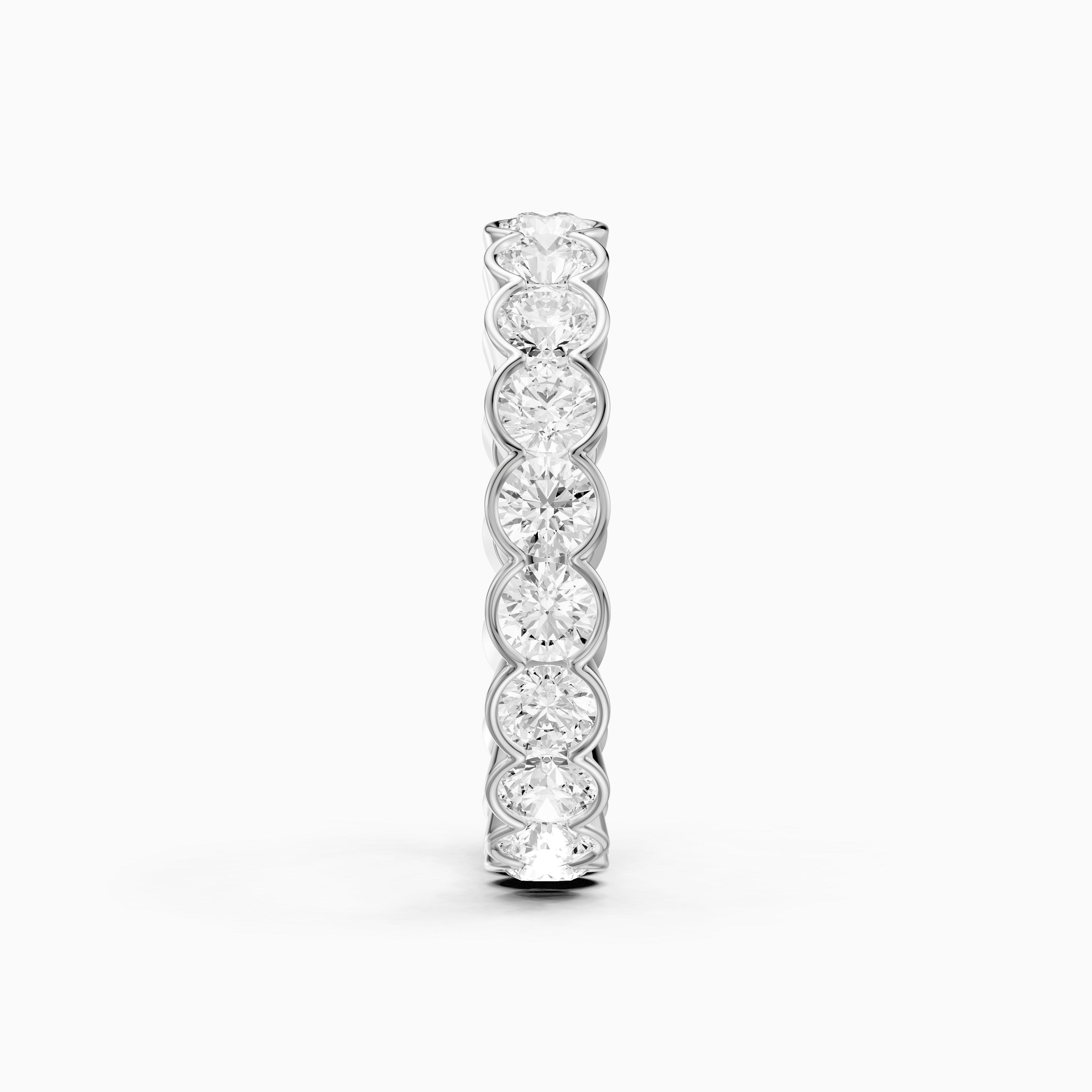 Jennifer Bezel Set Round Lab Grown Diamond Eternity Band