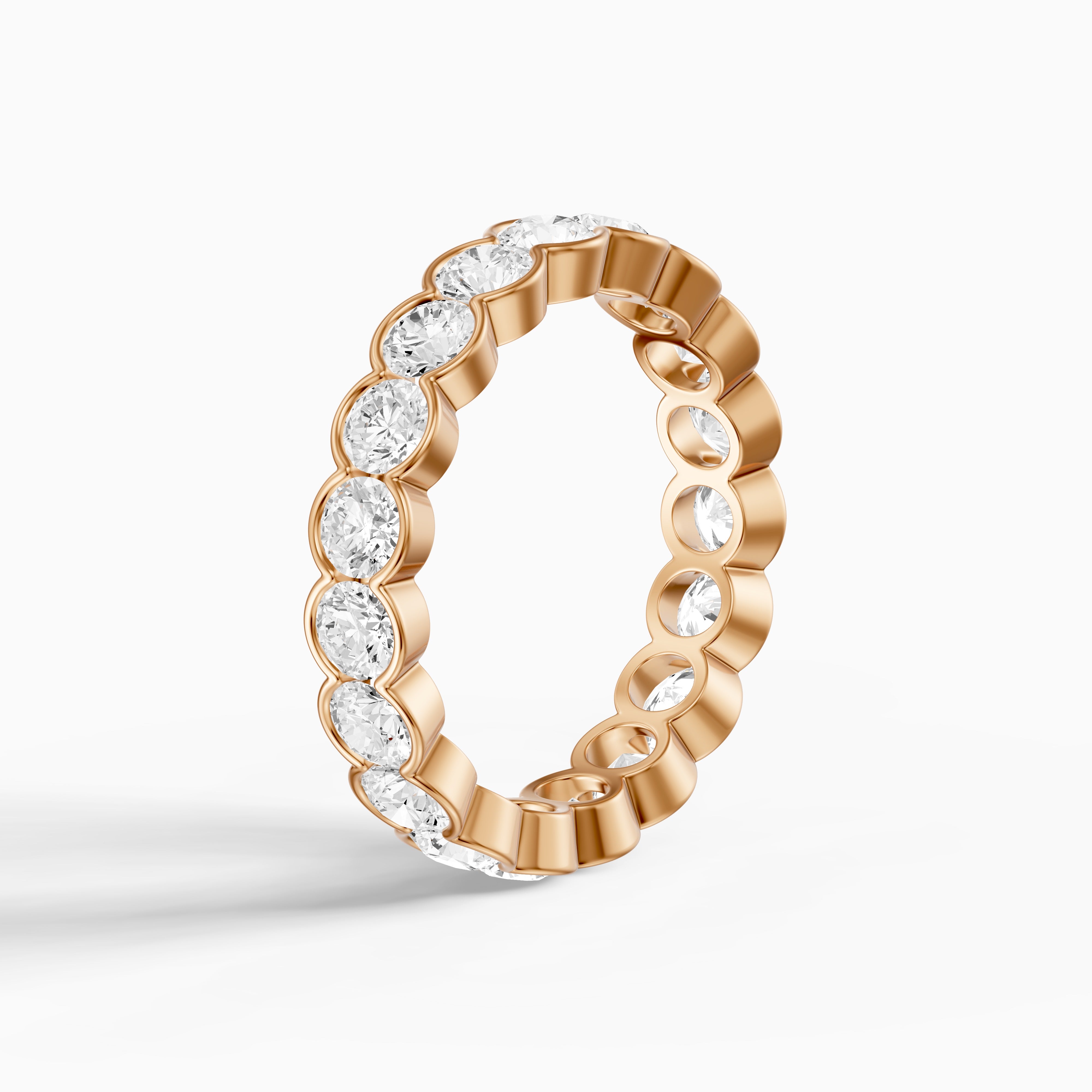 Jennifer Bezel Set Round Lab Grown Diamond Eternity Band