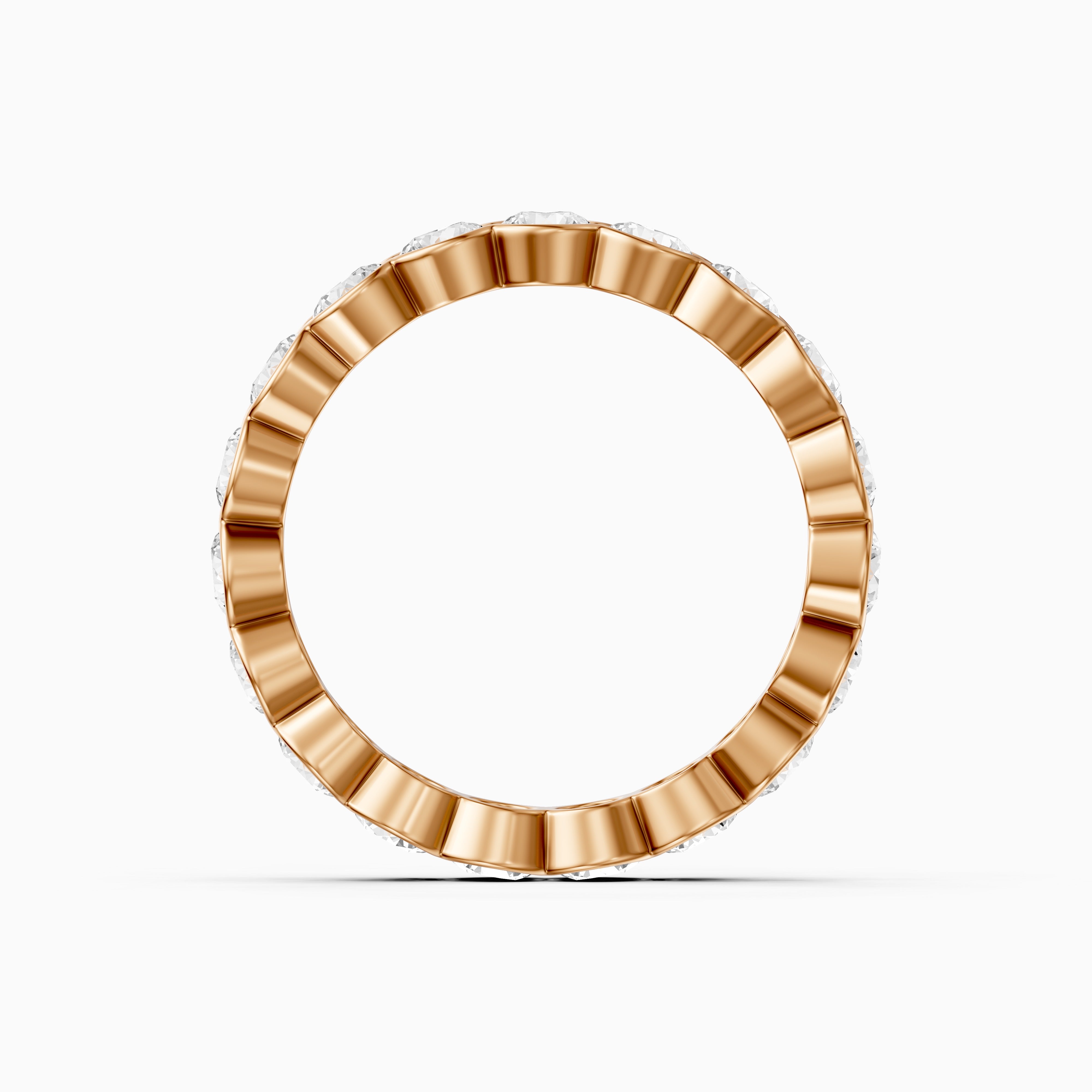 Jennifer Bezel Set Round Lab Grown Diamond Eternity Band