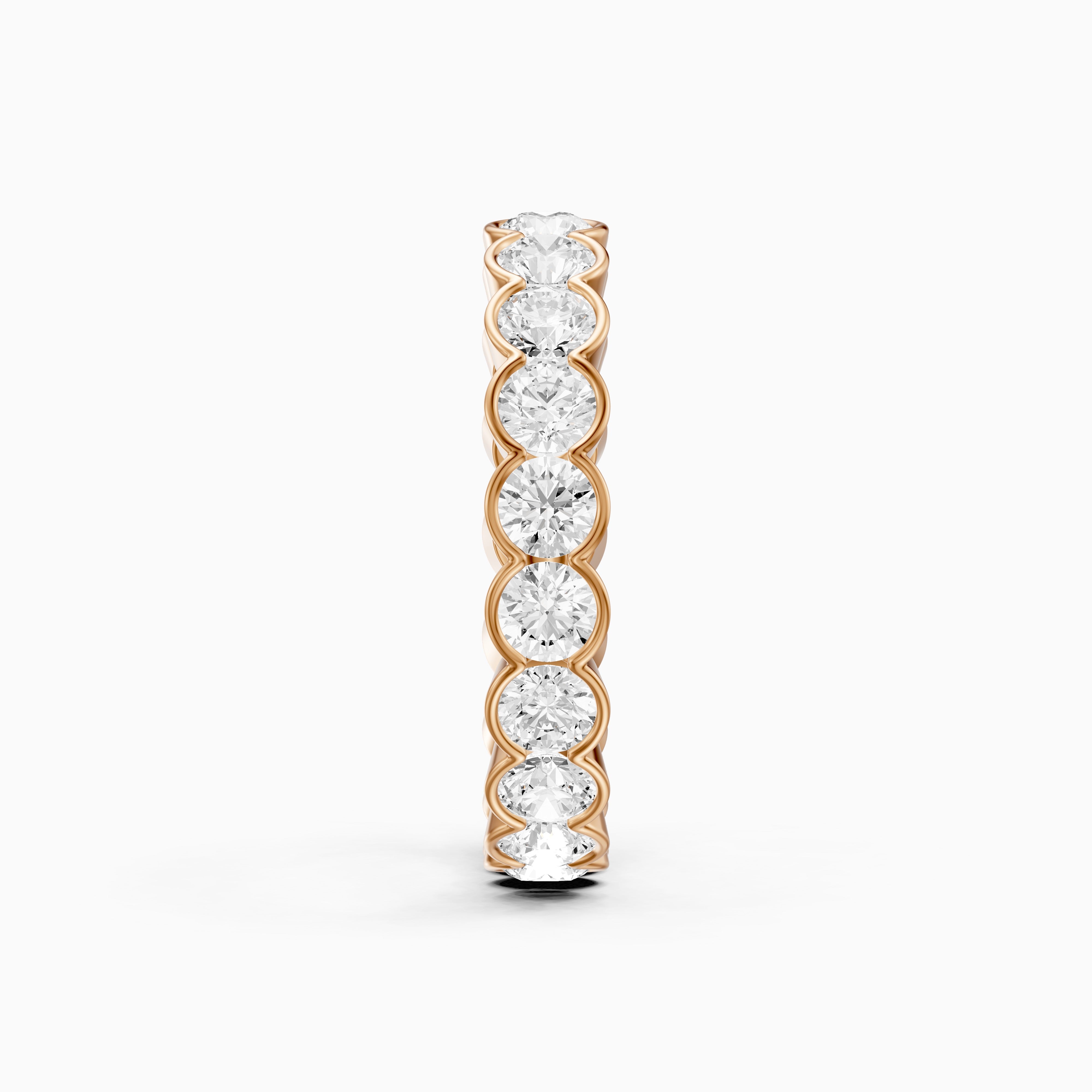 Jennifer Bezel Set Round Lab Grown Diamond Eternity Band