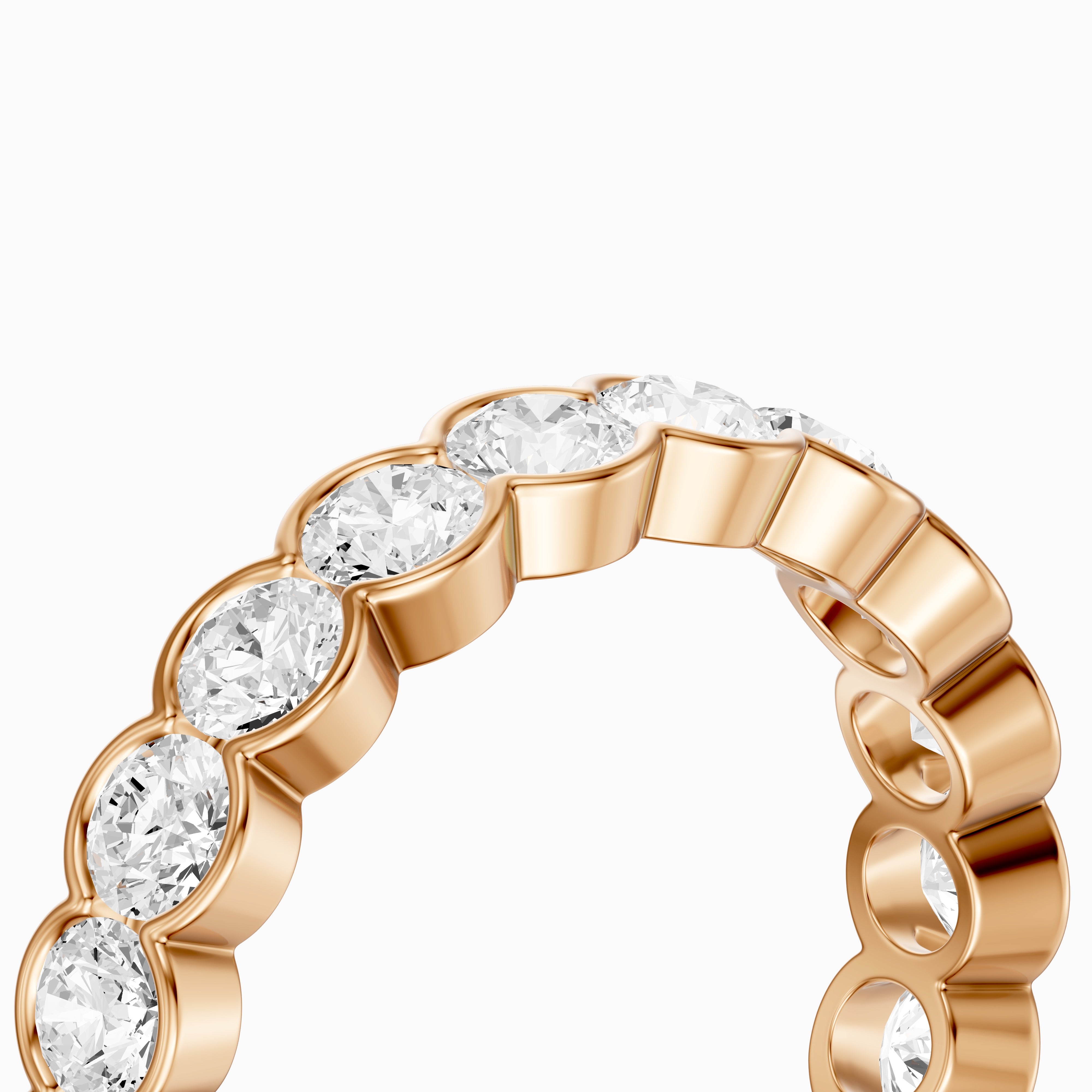Jennifer Bezel Set Round Lab Grown Diamond Eternity Band