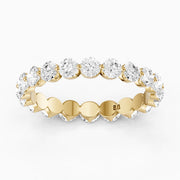 Gal Round Lab Grown Diamond Full Eternity Band