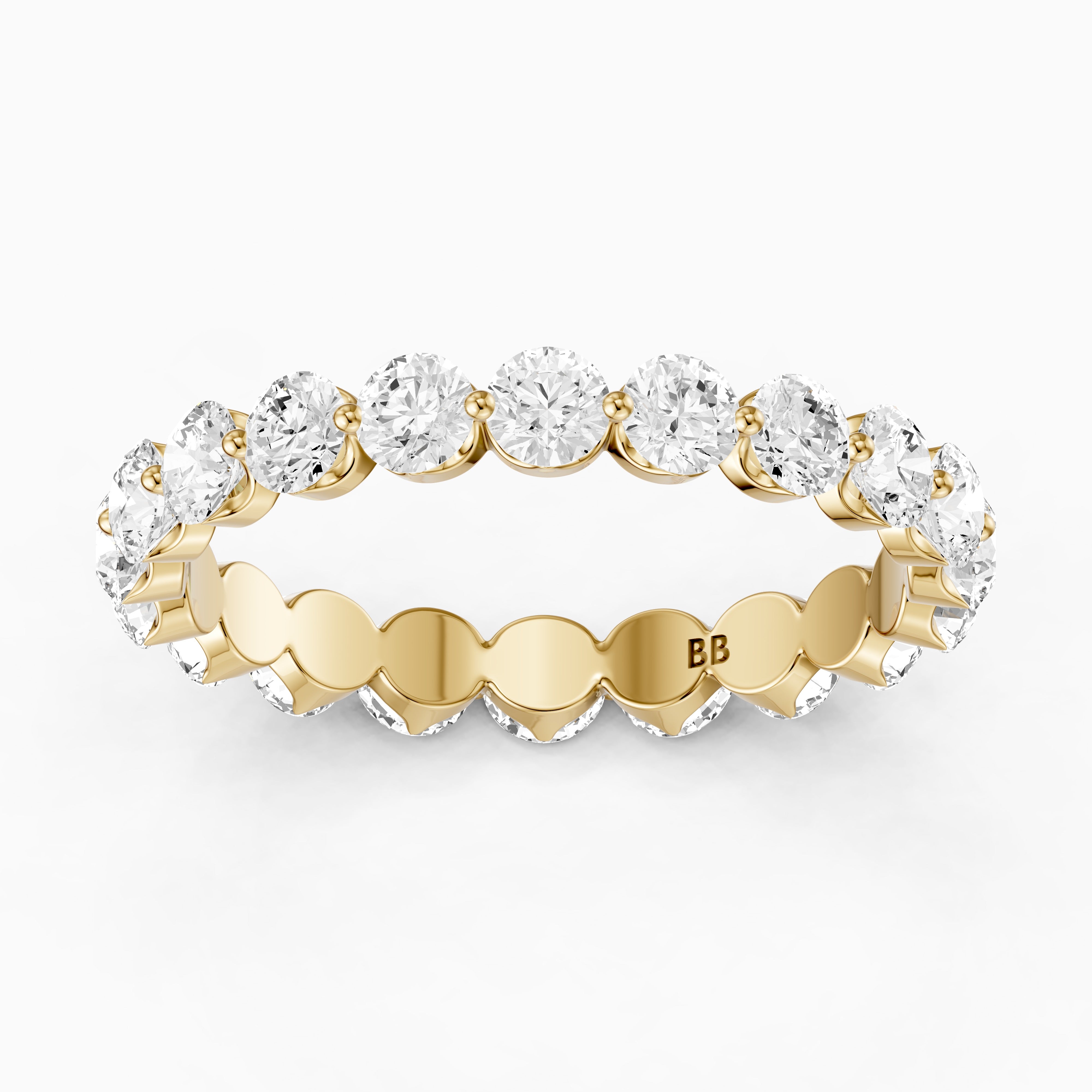 Gal Round Lab Grown Diamond Full Eternity Band