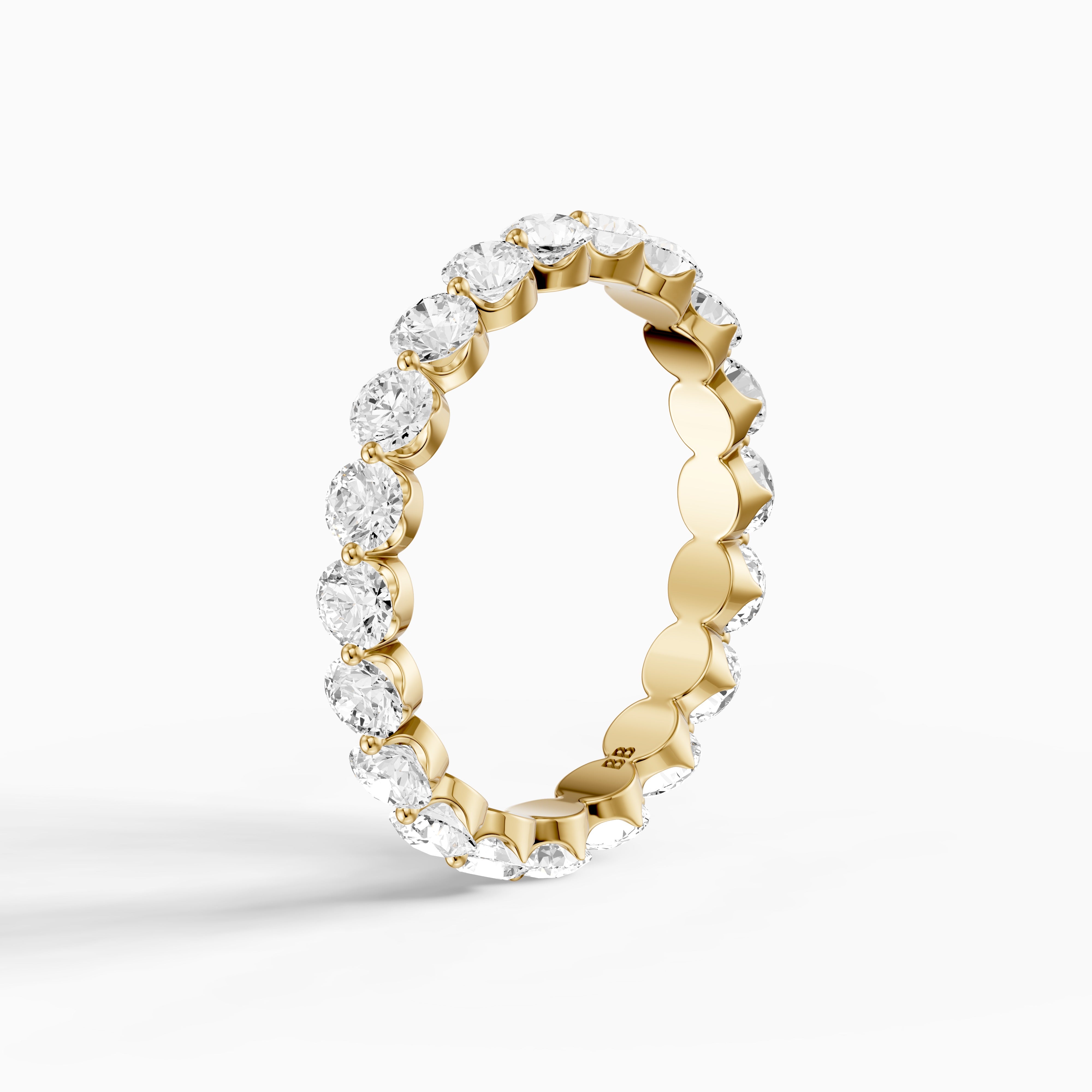 Gal Round Lab Grown Diamond Full Eternity Band
