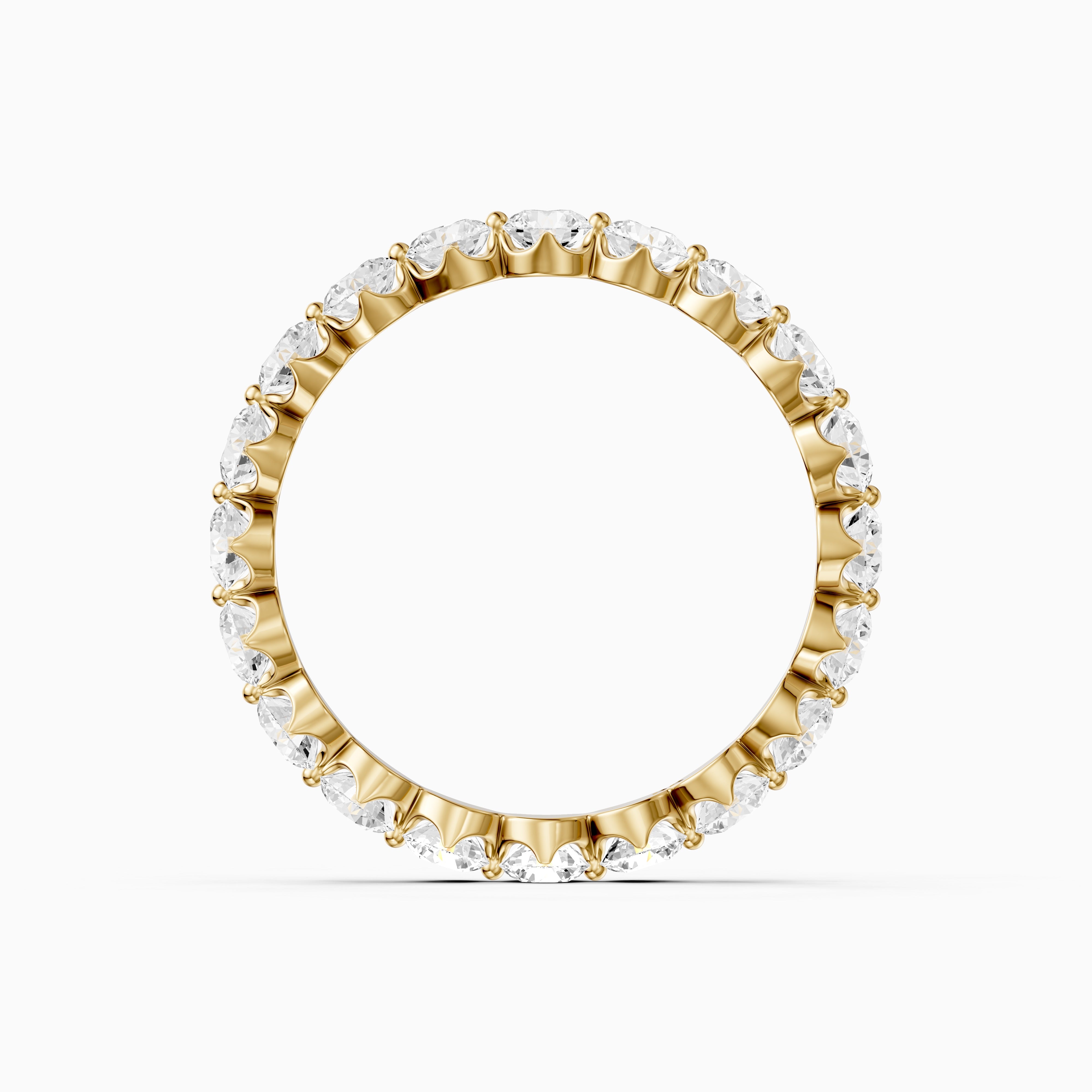 Gal Round Lab Grown Diamond Full Eternity Band