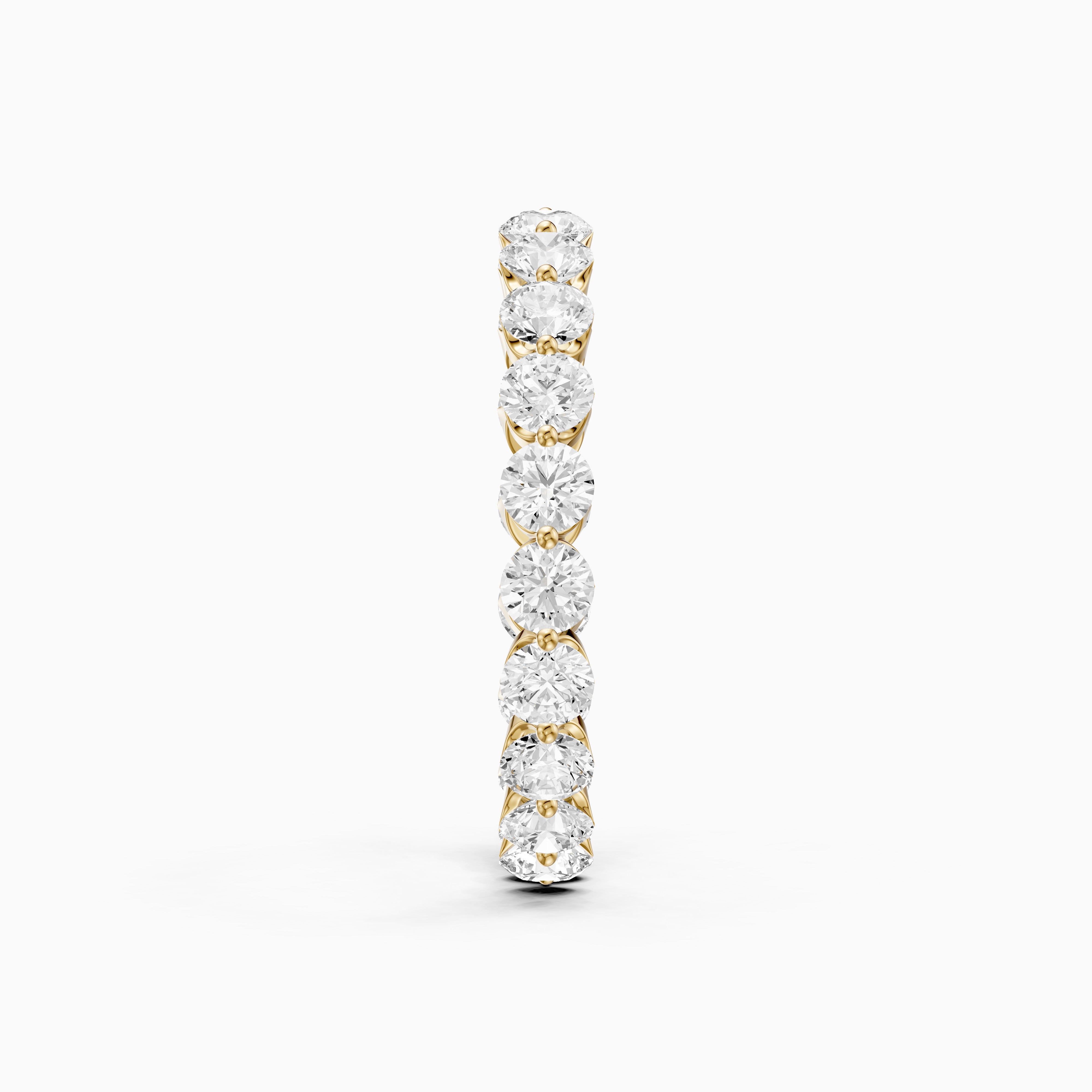 Gal Round Lab Grown Diamond Full Eternity Band