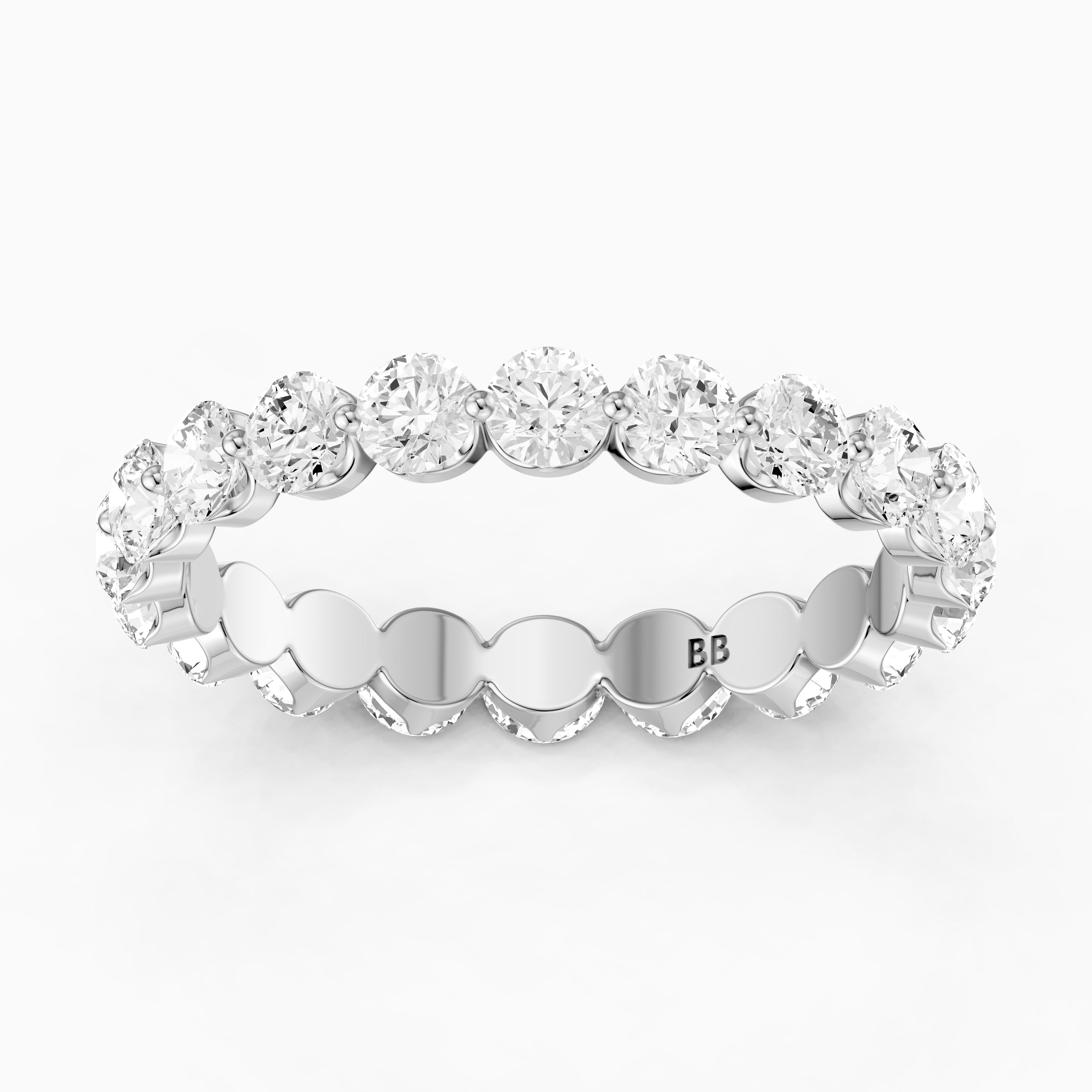Gal Round Lab Grown Diamond Full Eternity Band