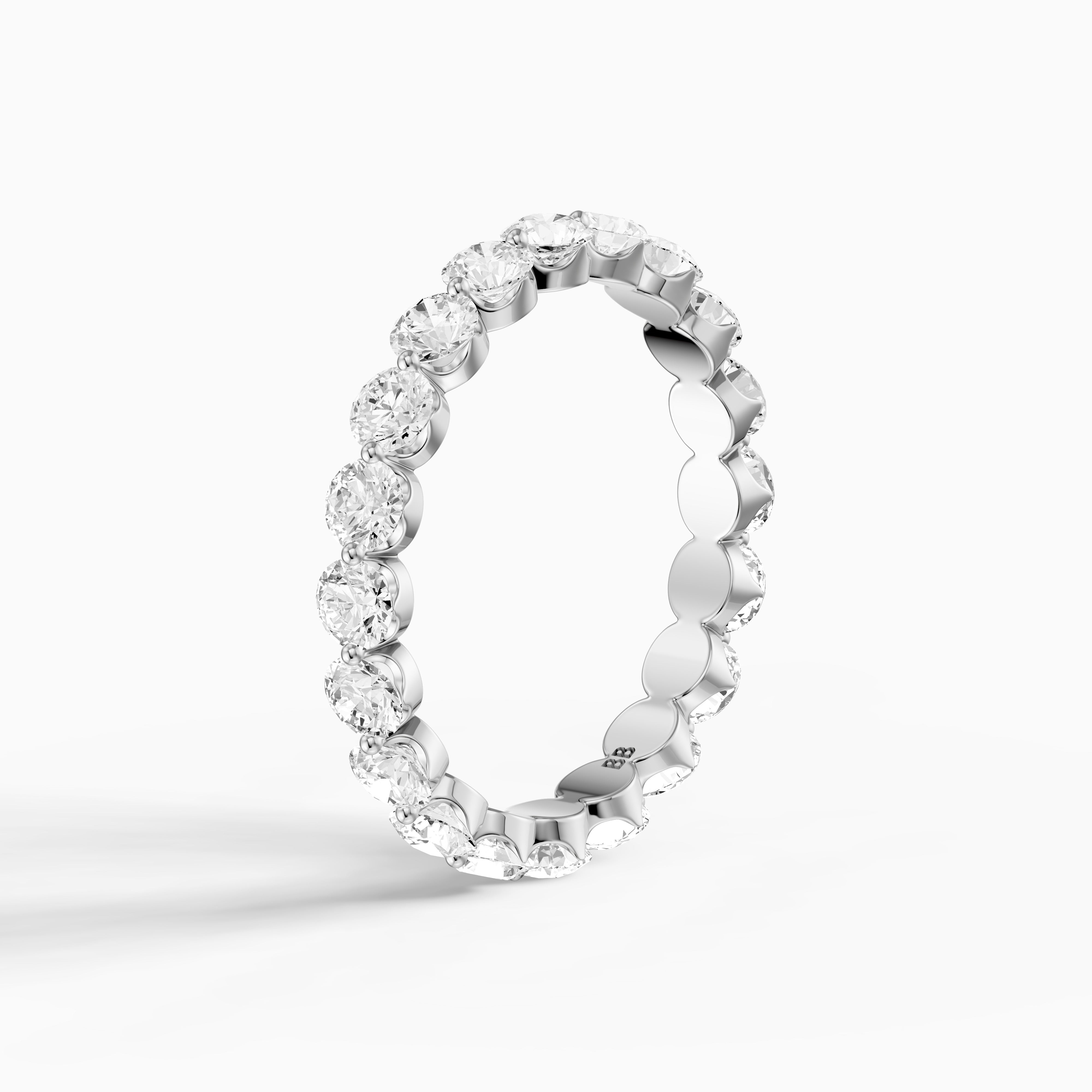 Gal Round Lab Grown Diamond Full Eternity Band