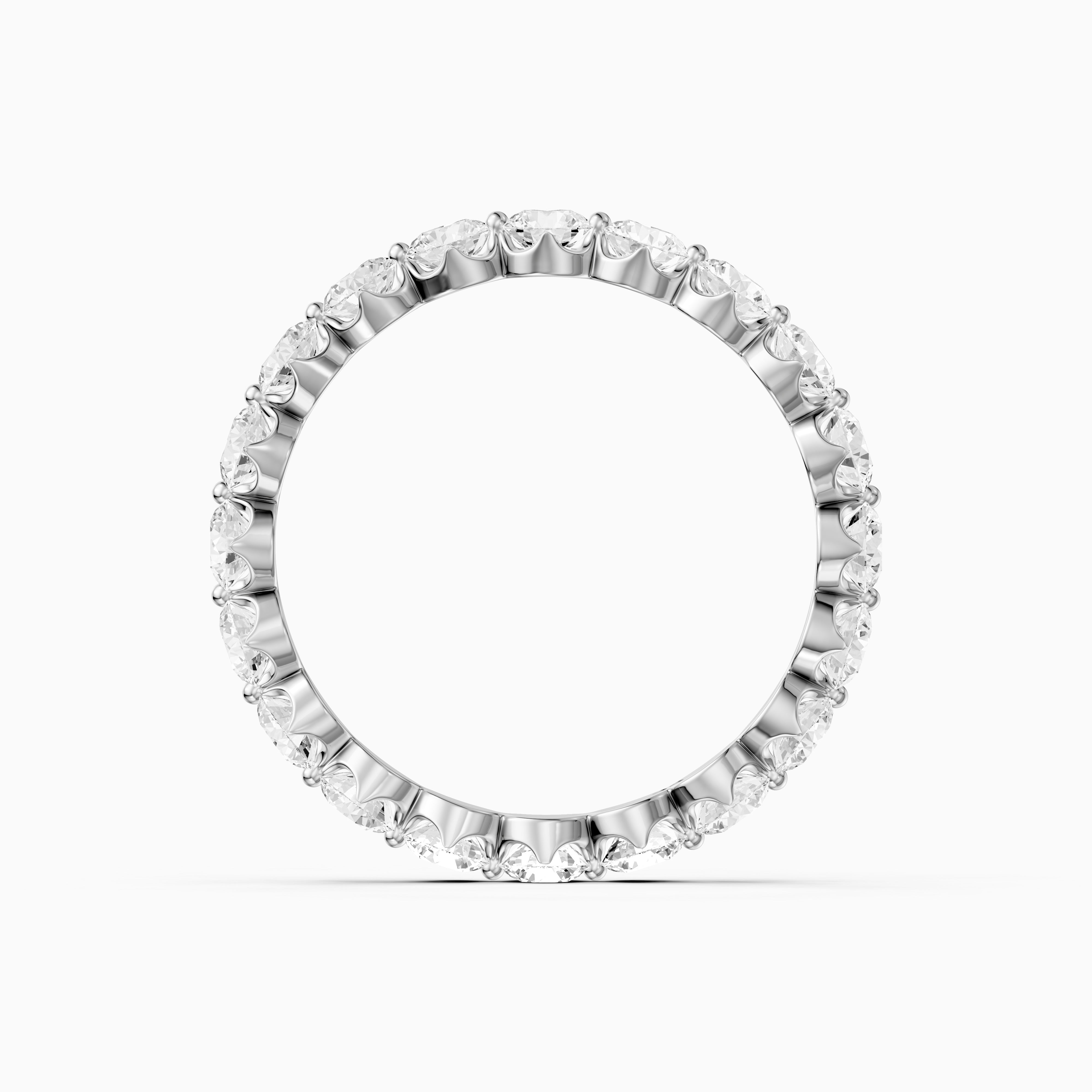 Gal Round Lab Grown Diamond Full Eternity Band
