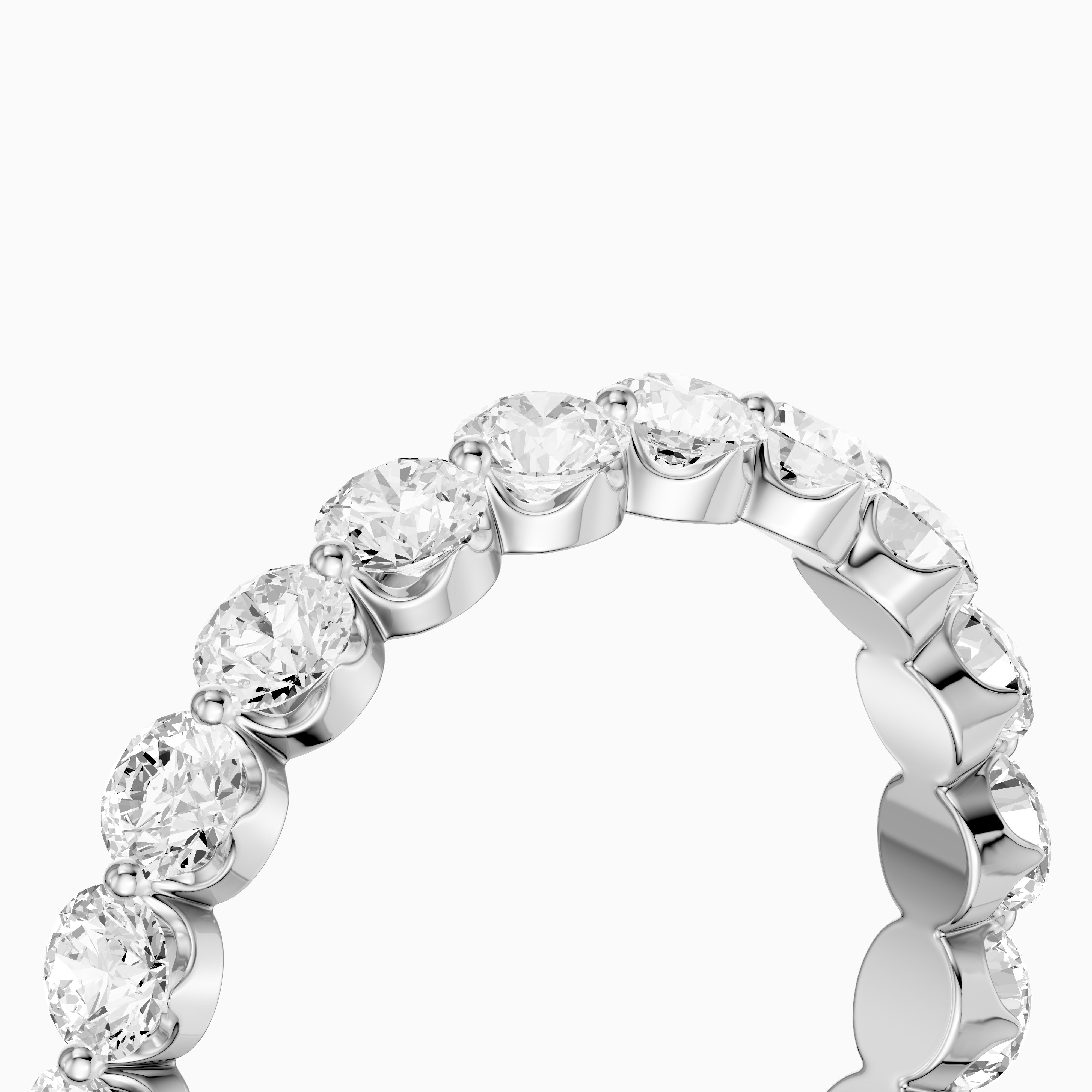 Gal Round Lab Grown Diamond Full Eternity Band