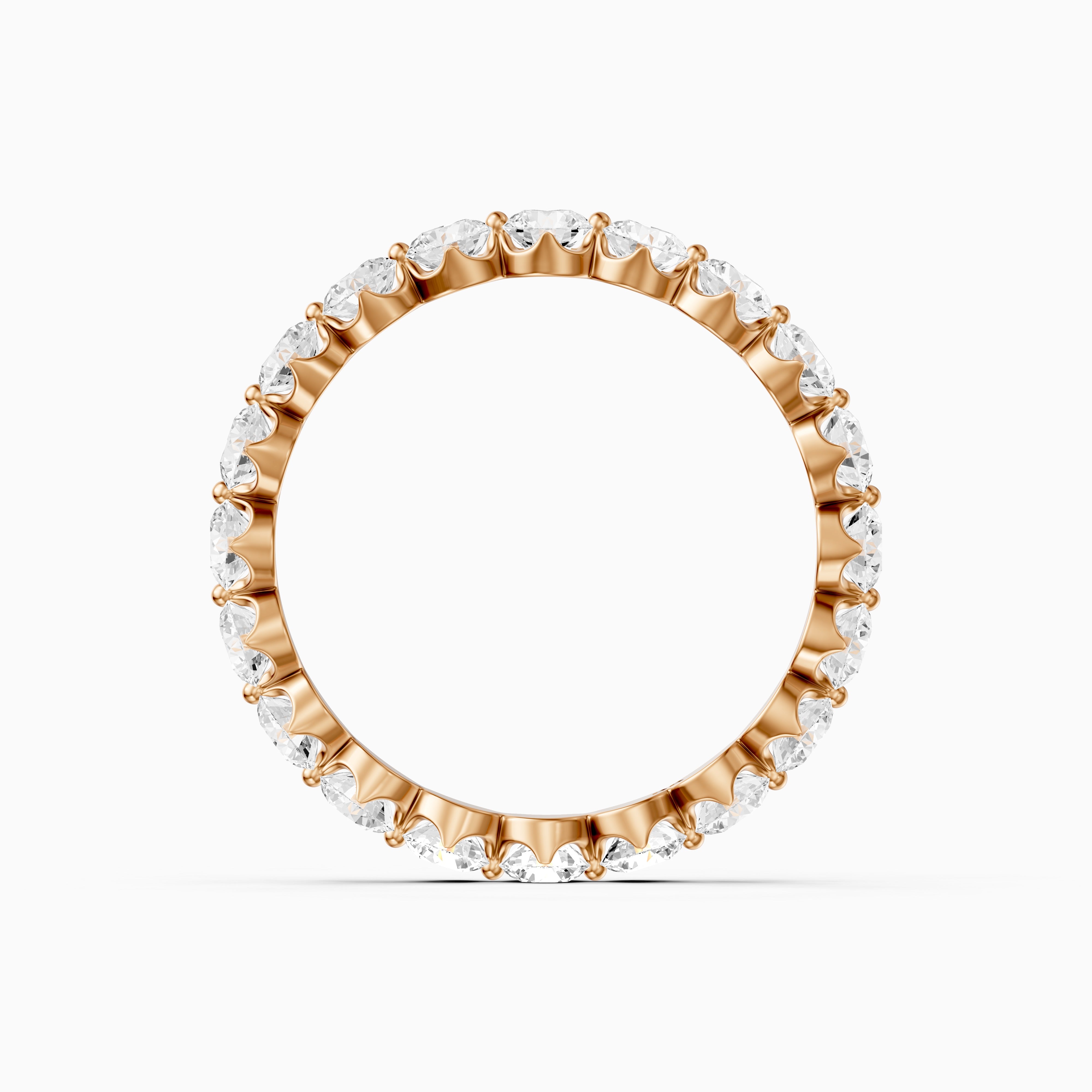 Gal Round Lab Grown Diamond Full Eternity Band