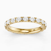 Anne Oval Lab Grown Diamond Eternity Wedding Band
