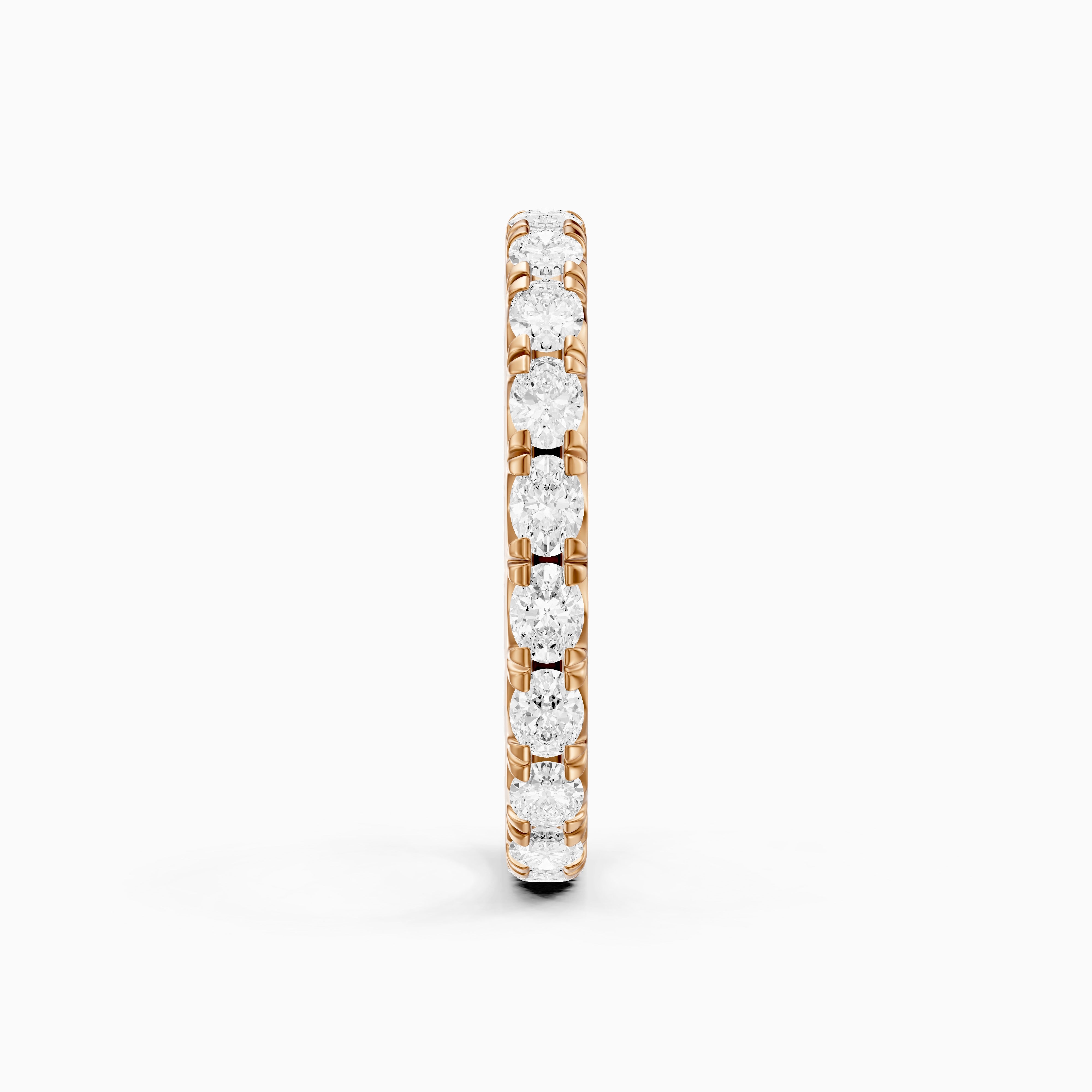 Anne Oval Lab Grown Diamond Eternity Wedding Band