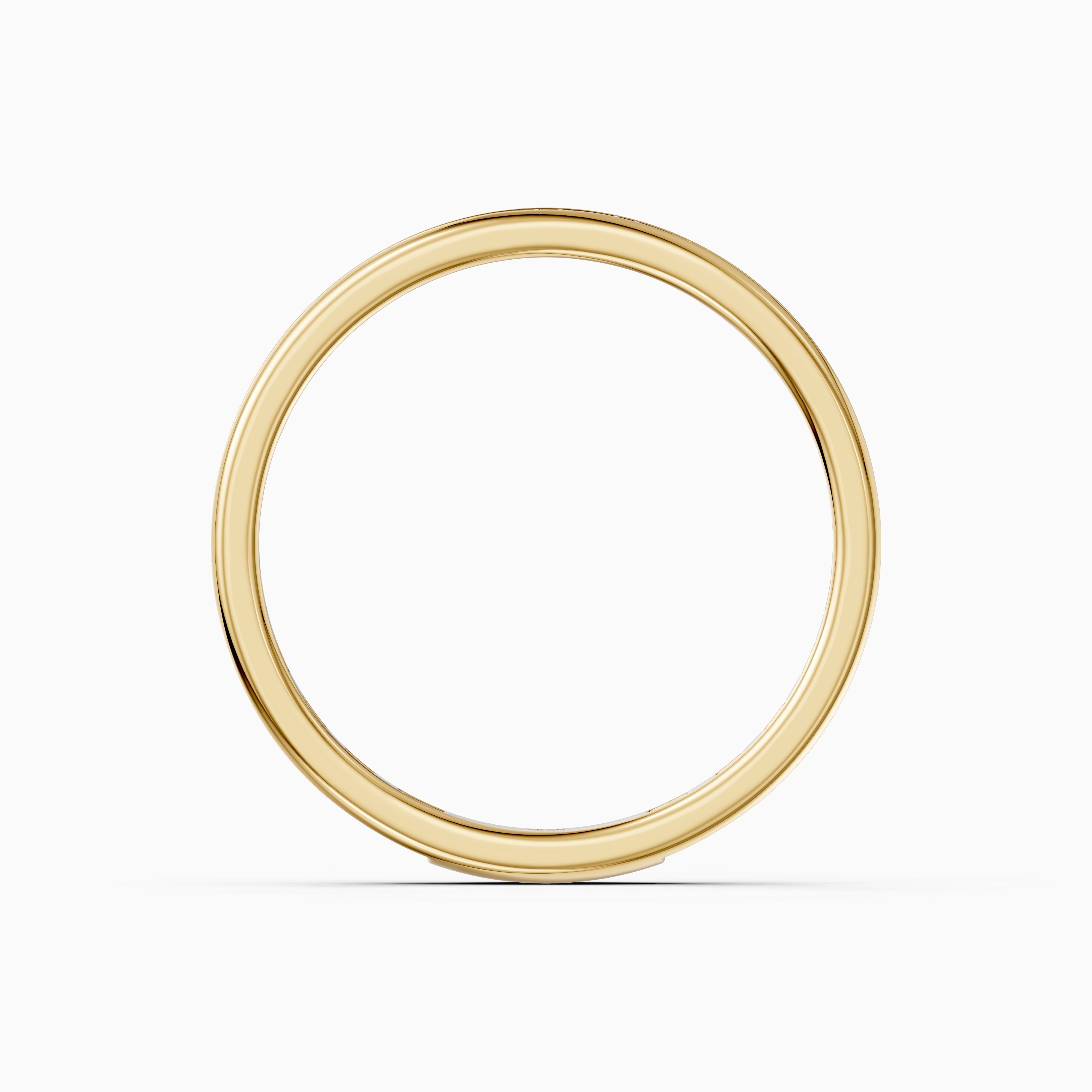 Doja Channel Set Baguette Lab Grown Diamond Stackable Eternity Band