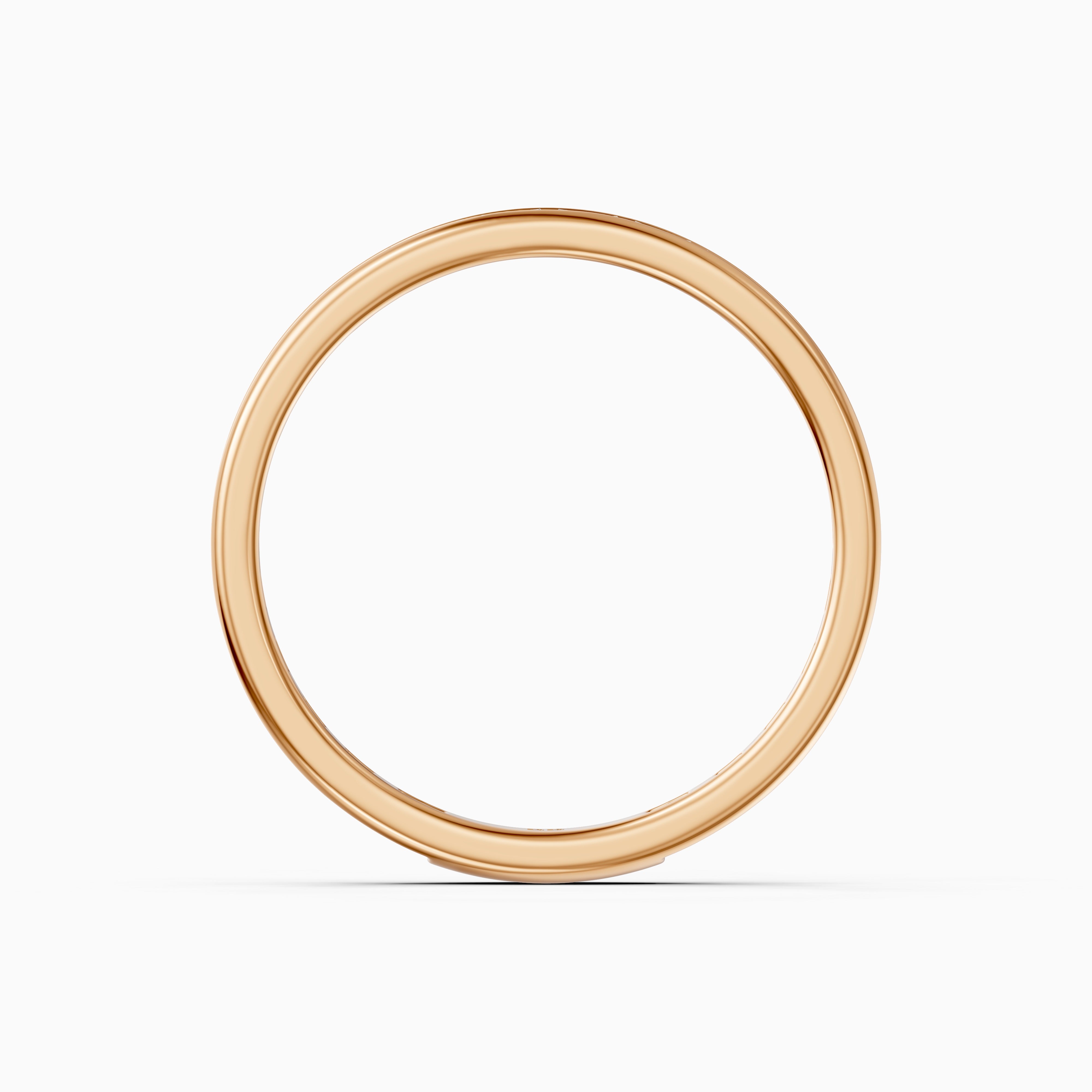 Doja Channel Set Baguette Lab Grown Diamond Stackable Eternity Band