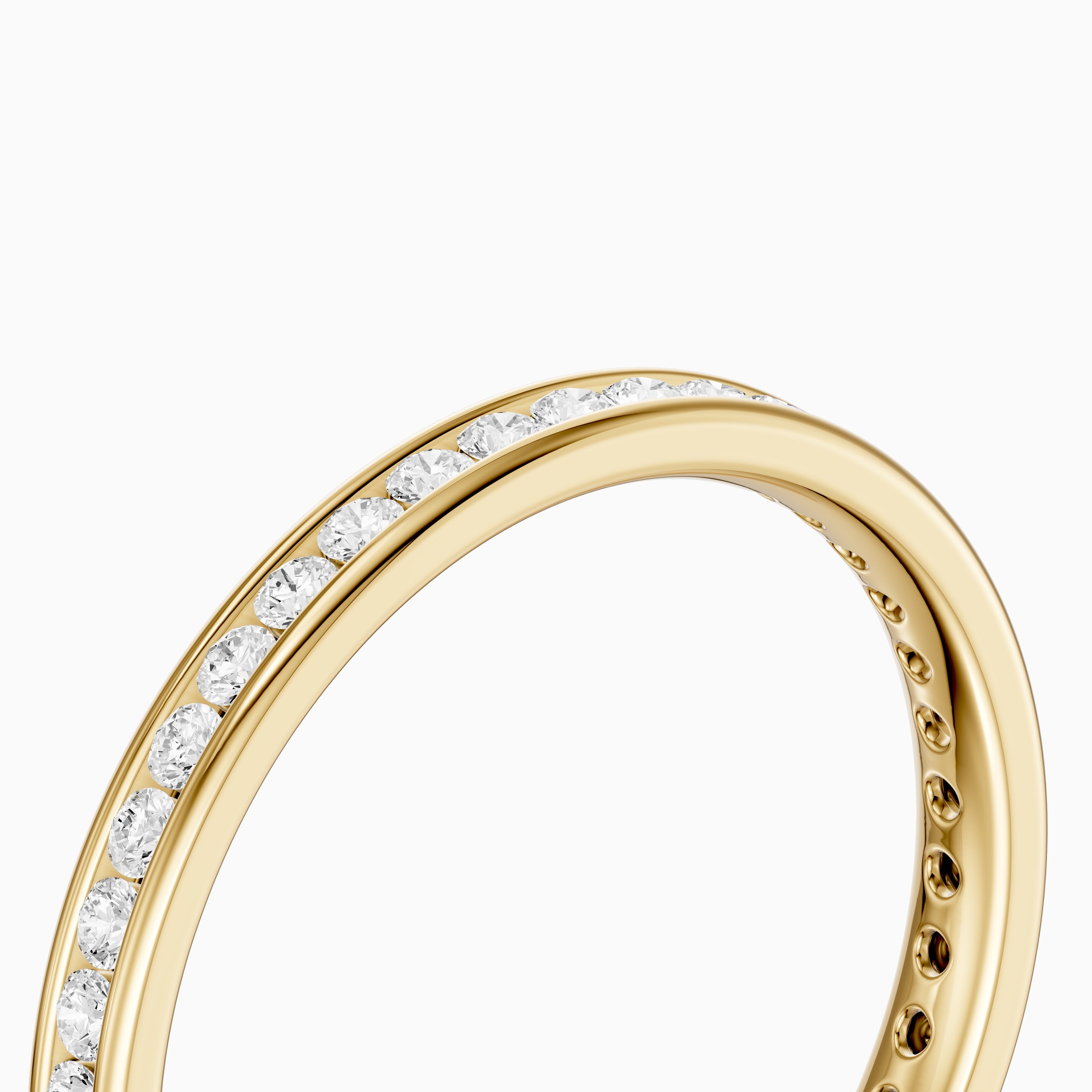 Shakira Round Lab Grown Diamond Eternity Channel Wedding Band