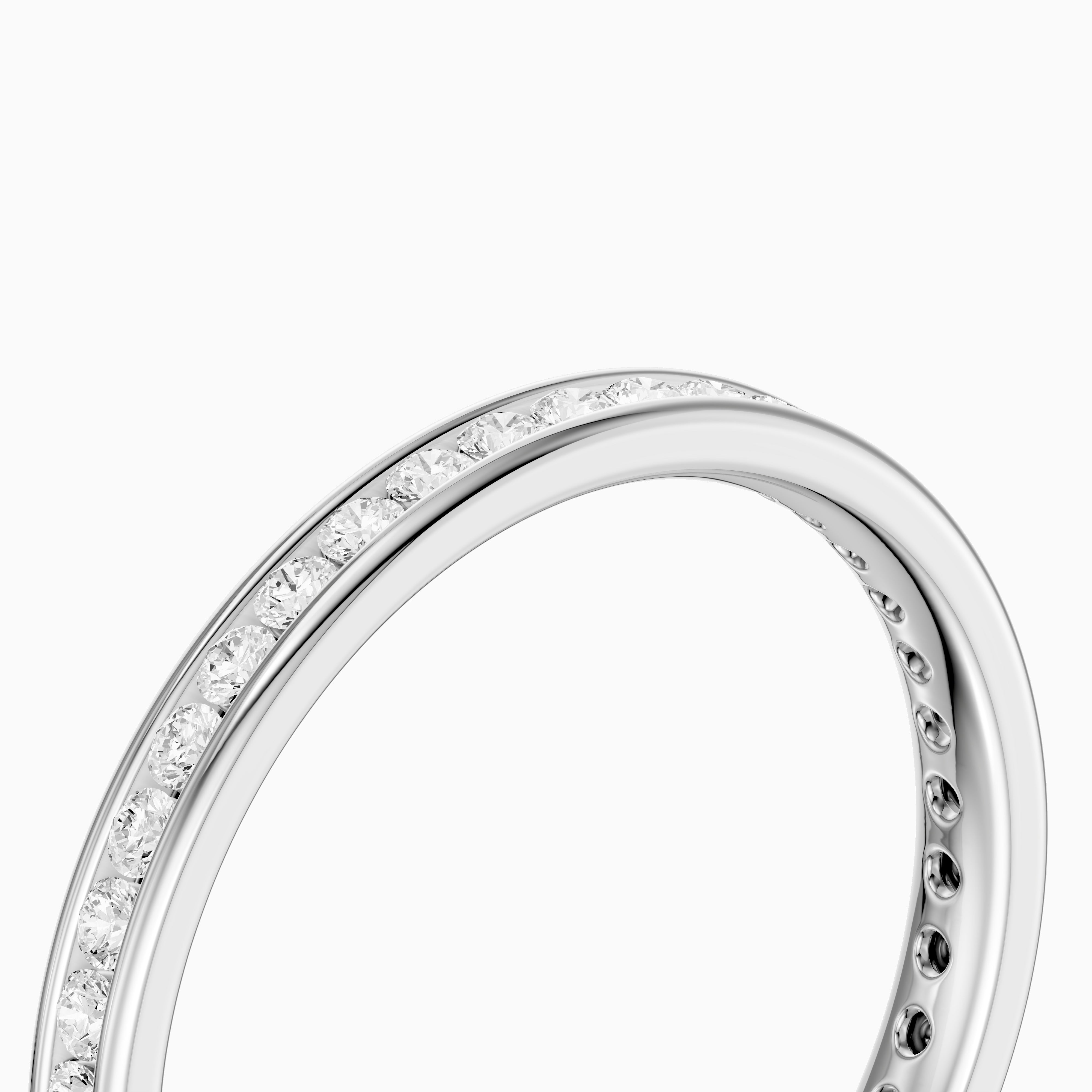 Shakira Round Lab Grown Diamond Eternity Channel Wedding Band