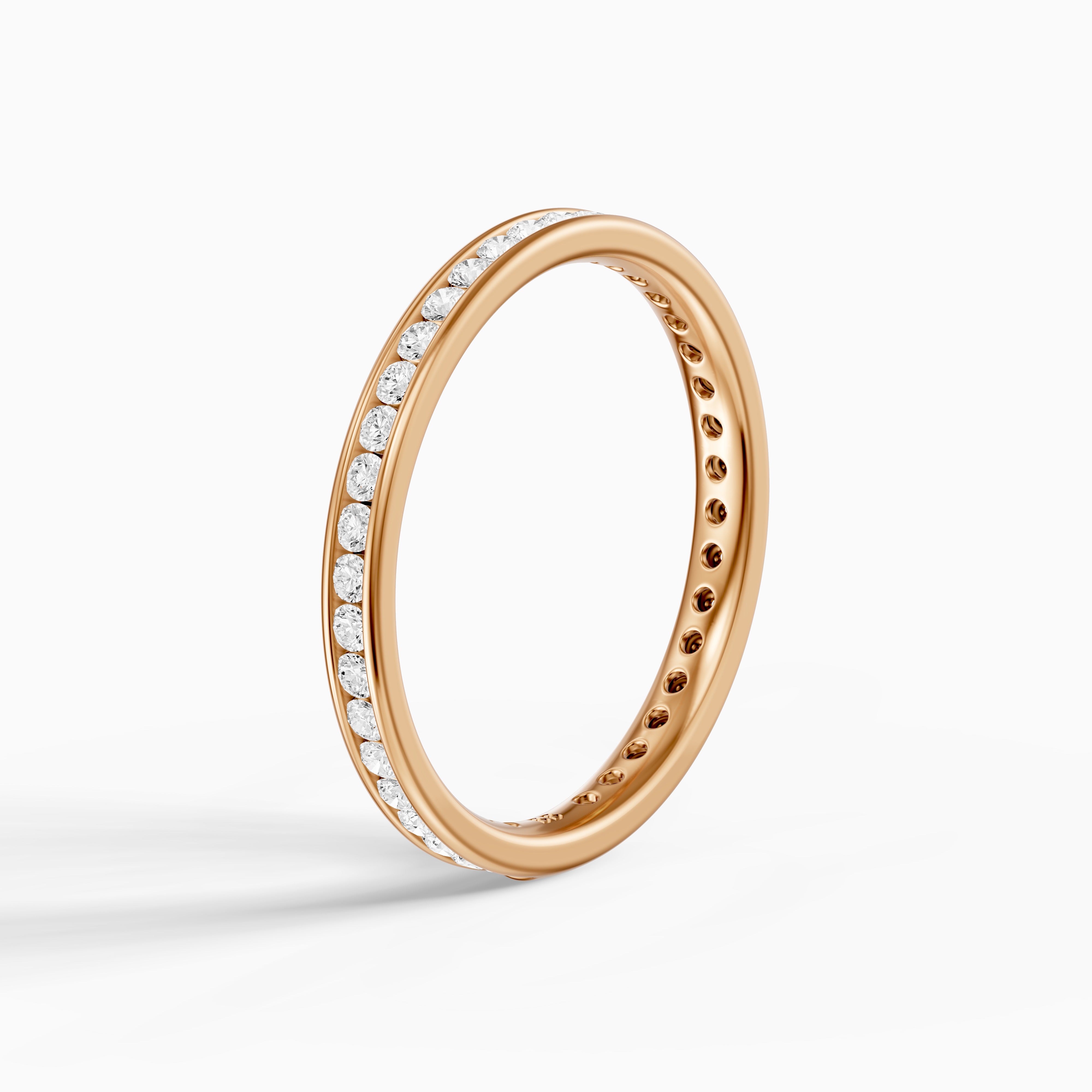 Shakira Round Lab Grown Diamond Eternity Channel Wedding Band