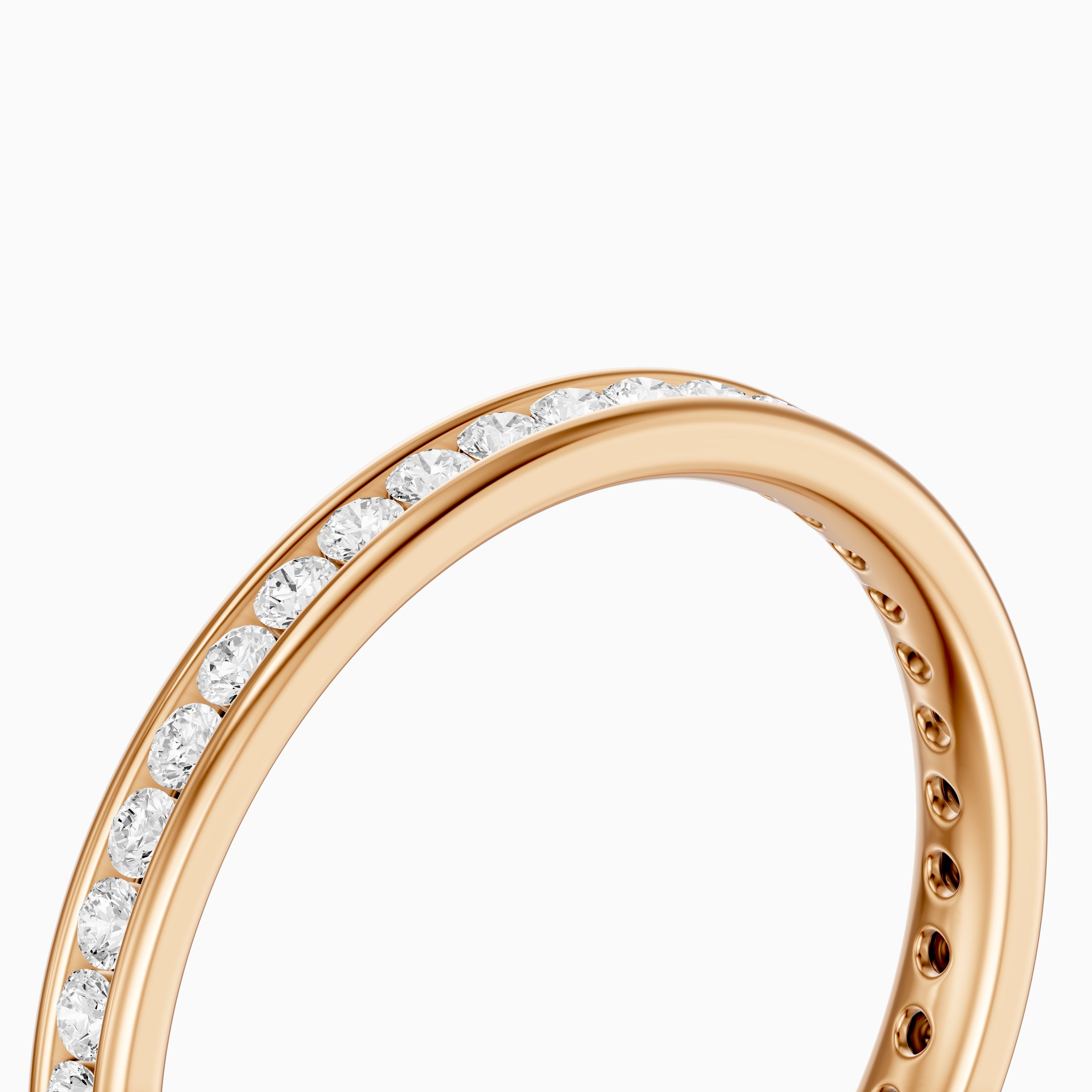 Shakira Round Lab Grown Diamond Eternity Channel Wedding Band