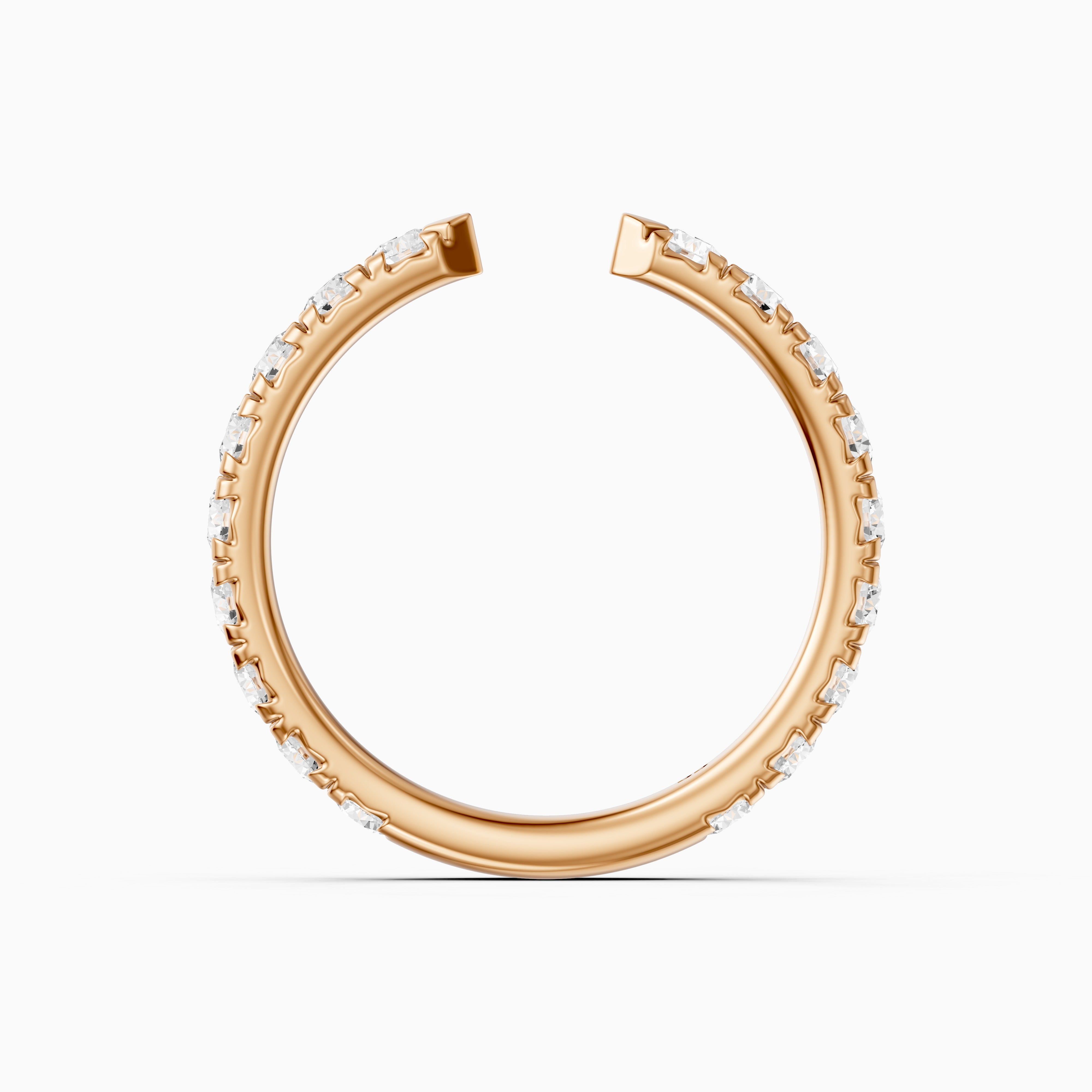 Avery Open Gap Lab Grown Diamond Wedding Band