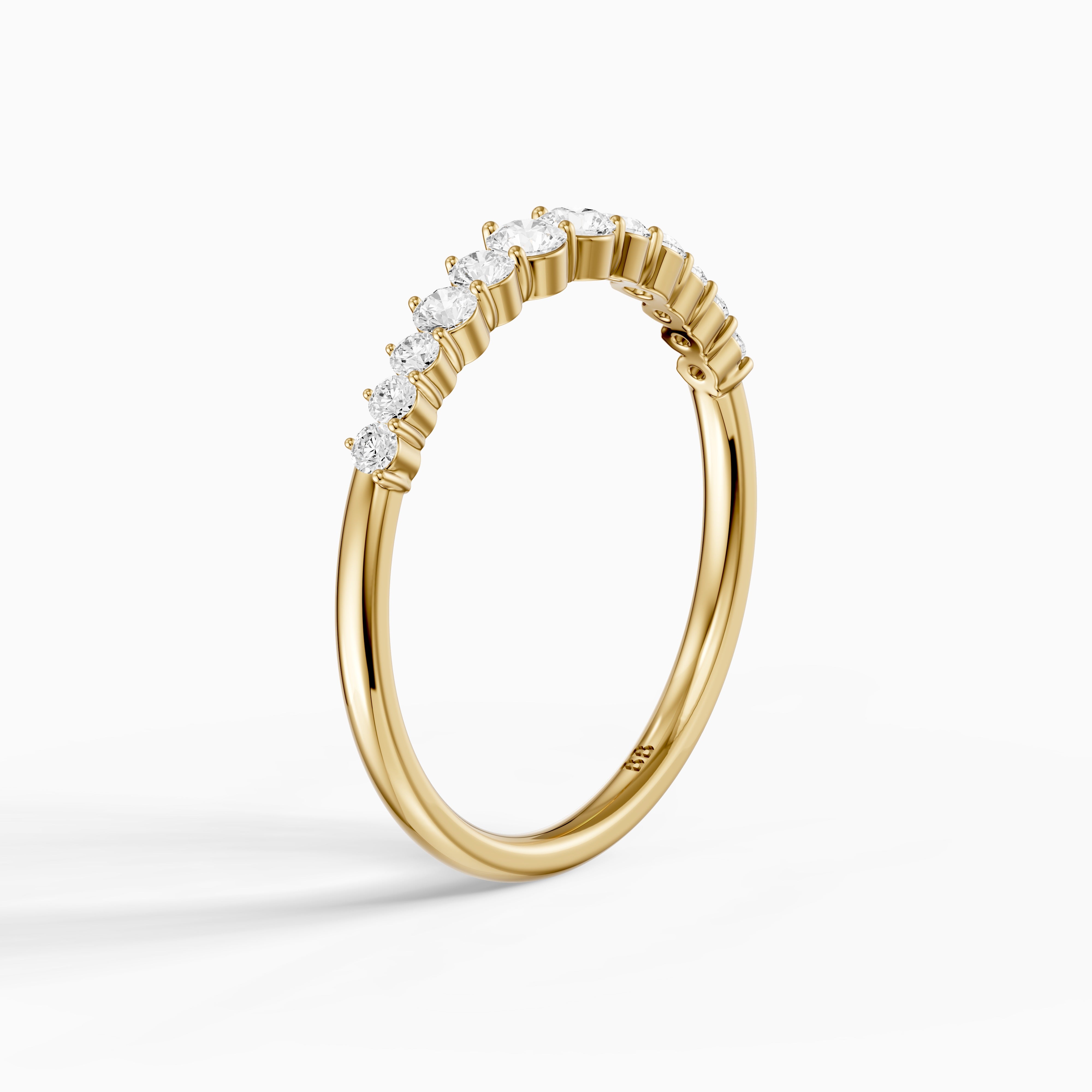 Aspen Round Lab Grown Diamond Anniversary Band