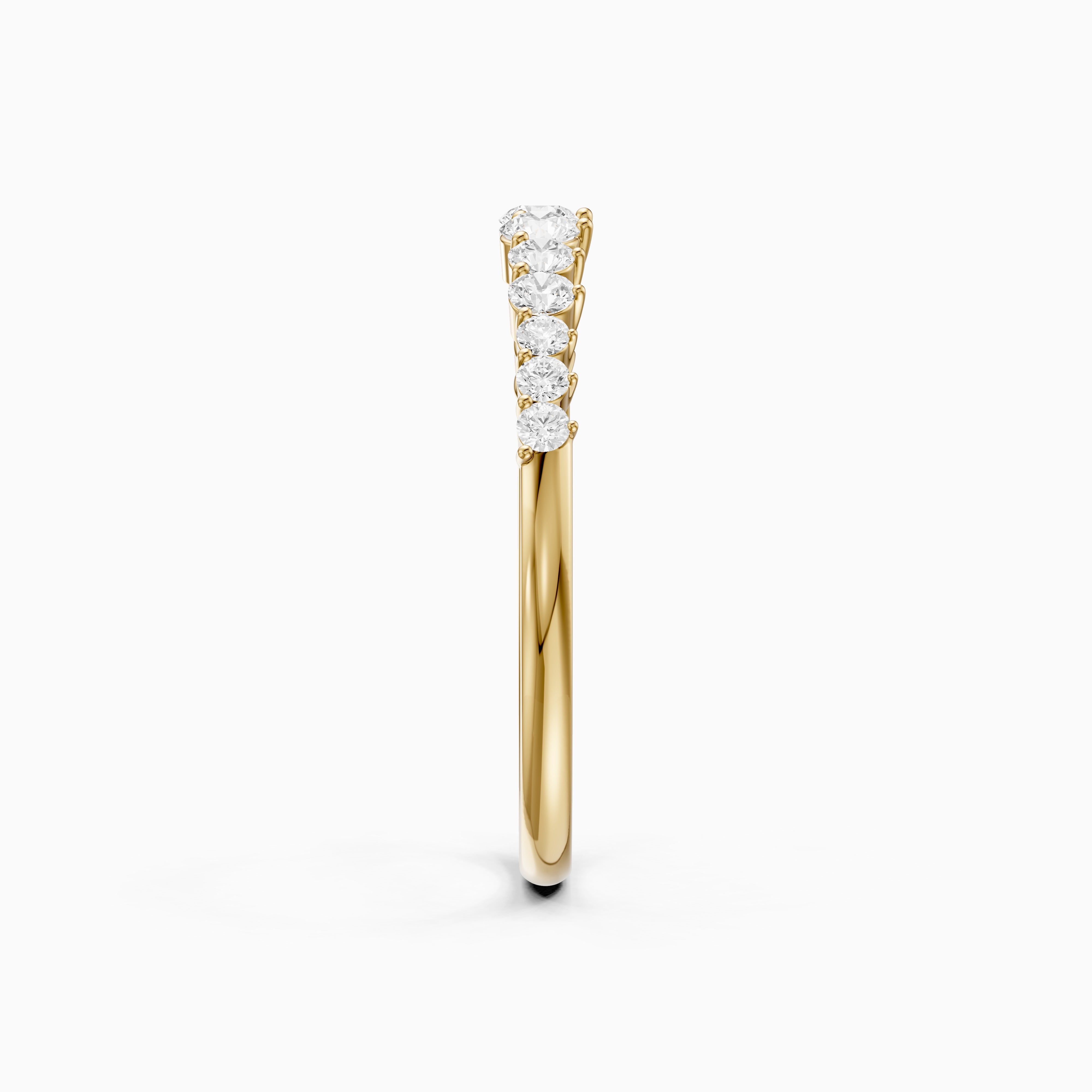 Aspen Round Lab Grown Diamond Anniversary Band