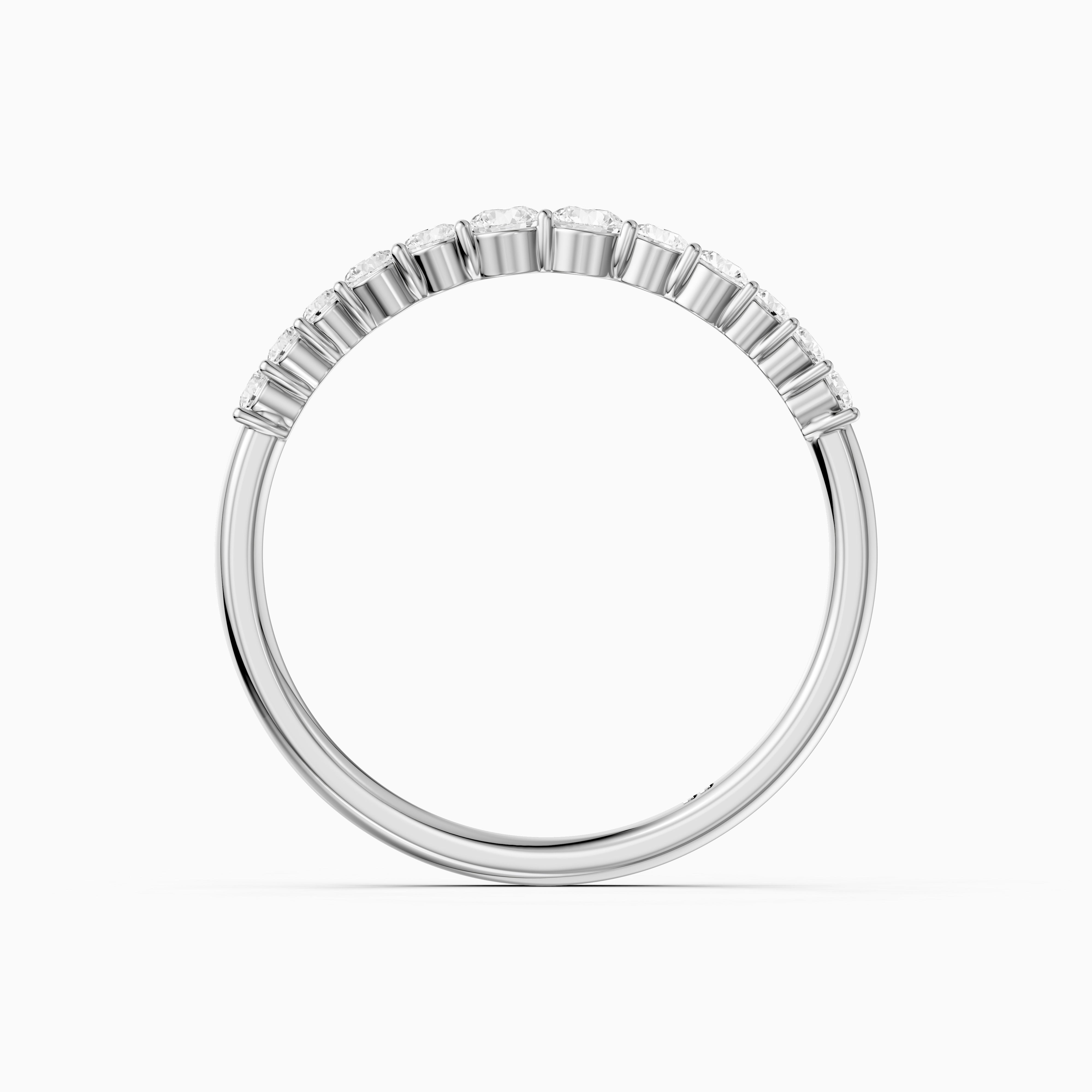 Aspen Round Lab Grown Diamond Anniversary Band
