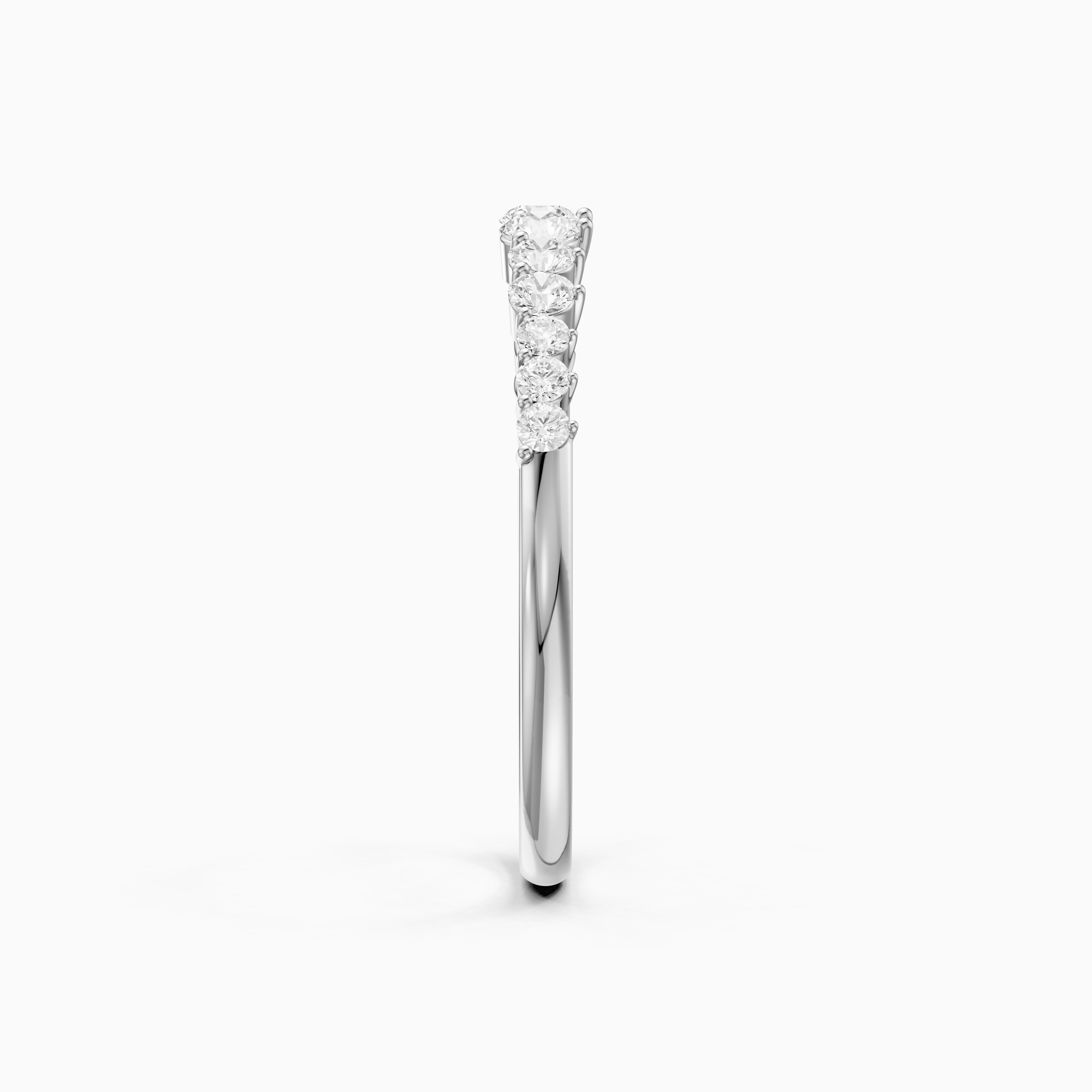 Aspen Round Lab Grown Diamond Anniversary Band