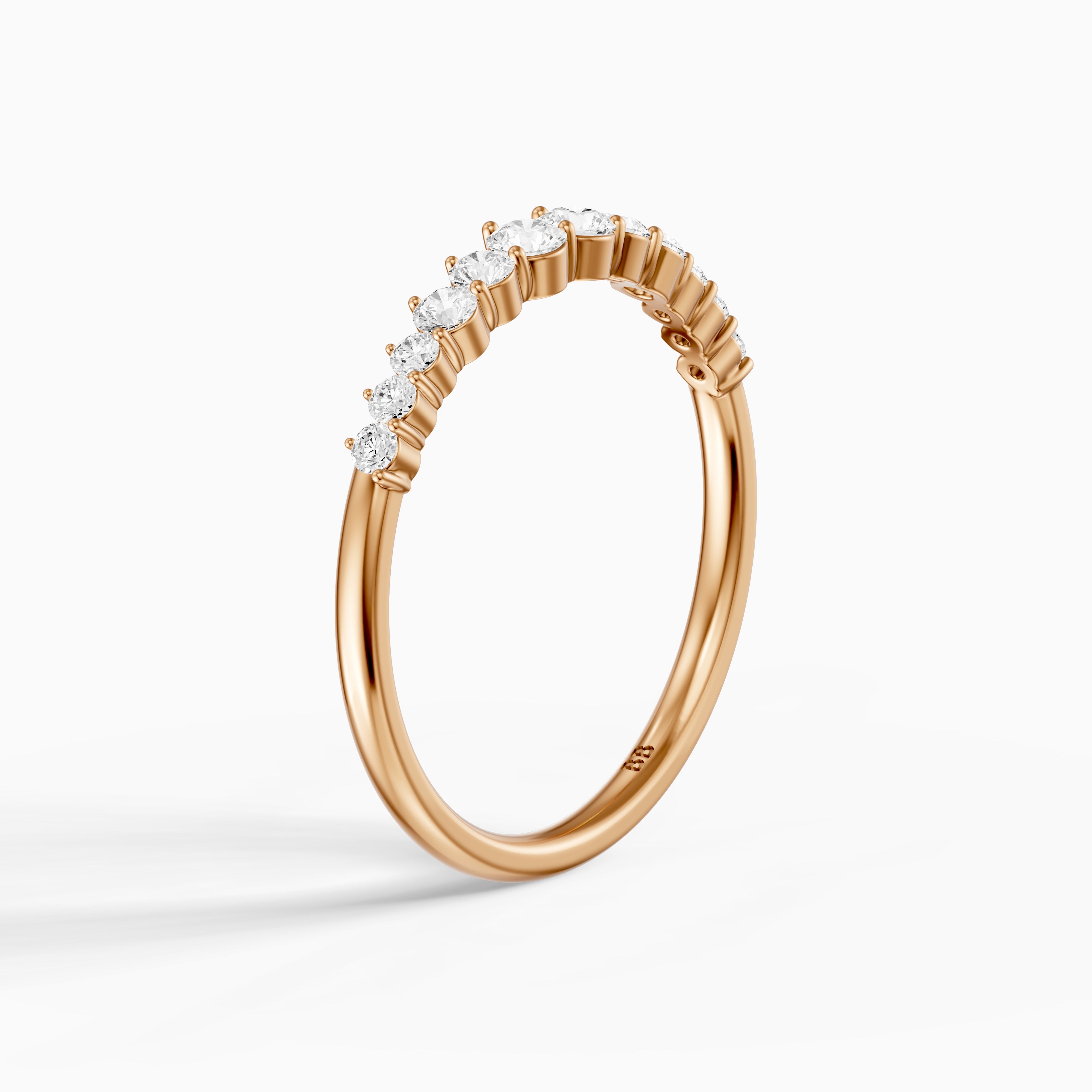 Aspen Round Lab Grown Diamond Anniversary Band