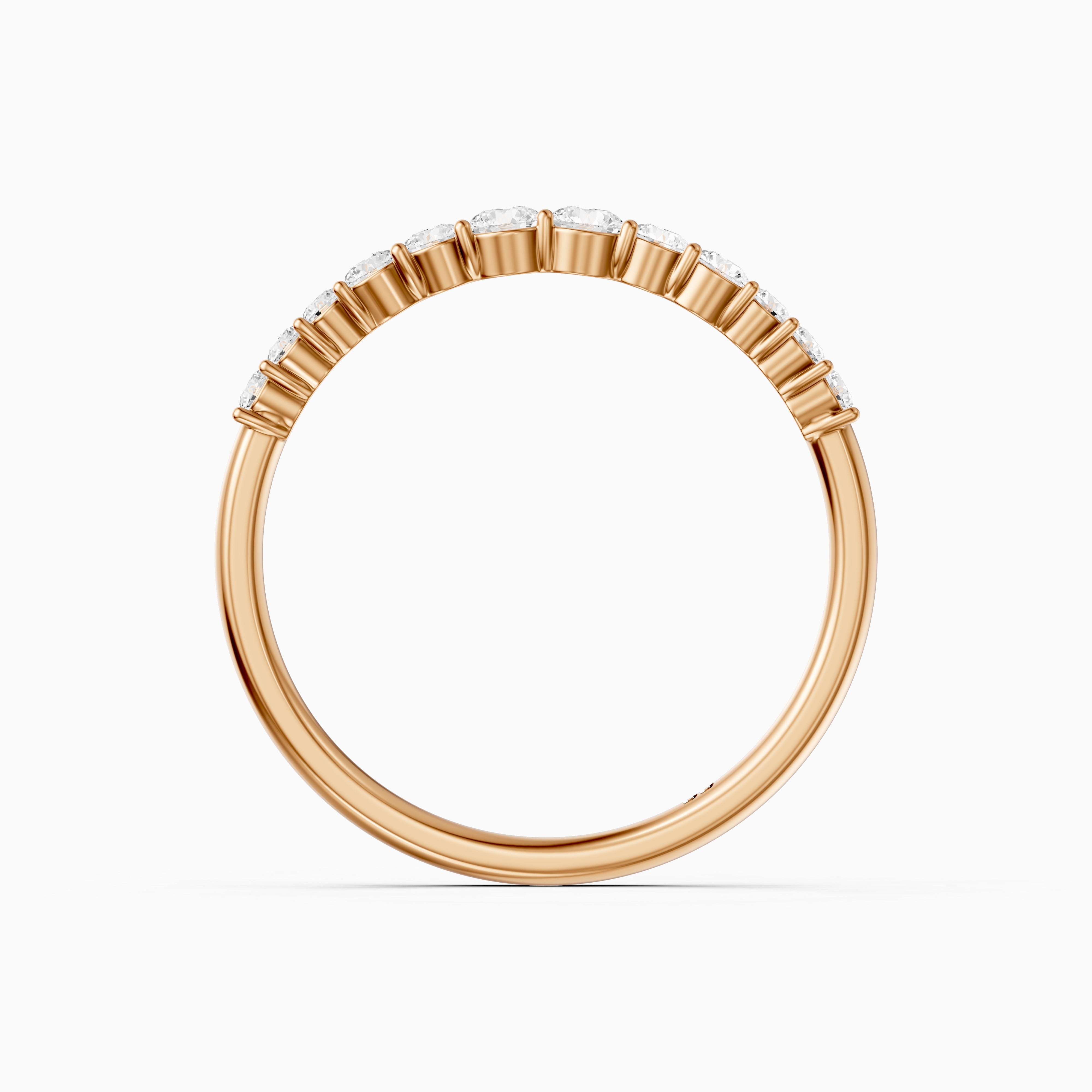 Aspen Round Lab Grown Diamond Anniversary Band