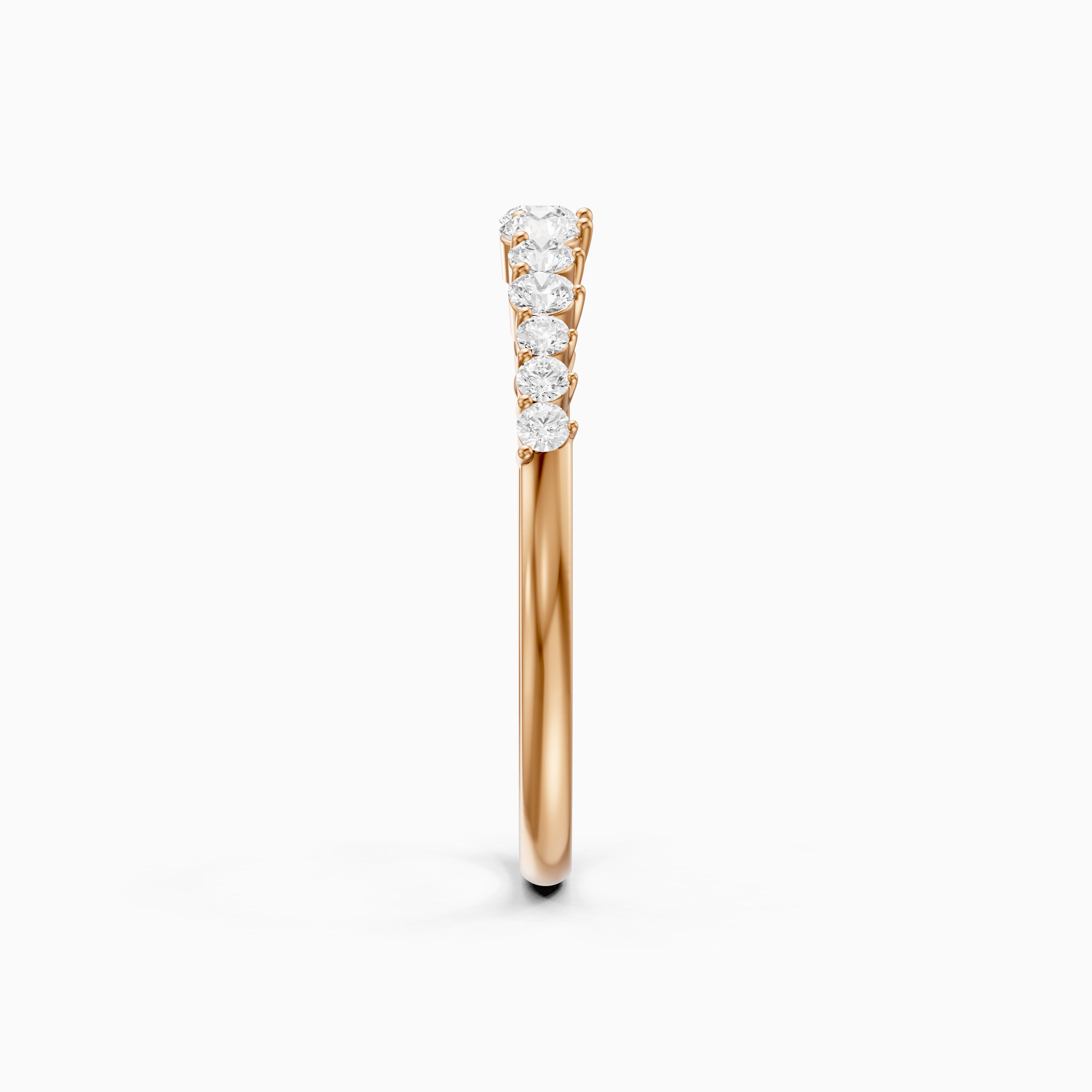 Aspen Round Lab Grown Diamond Anniversary Band