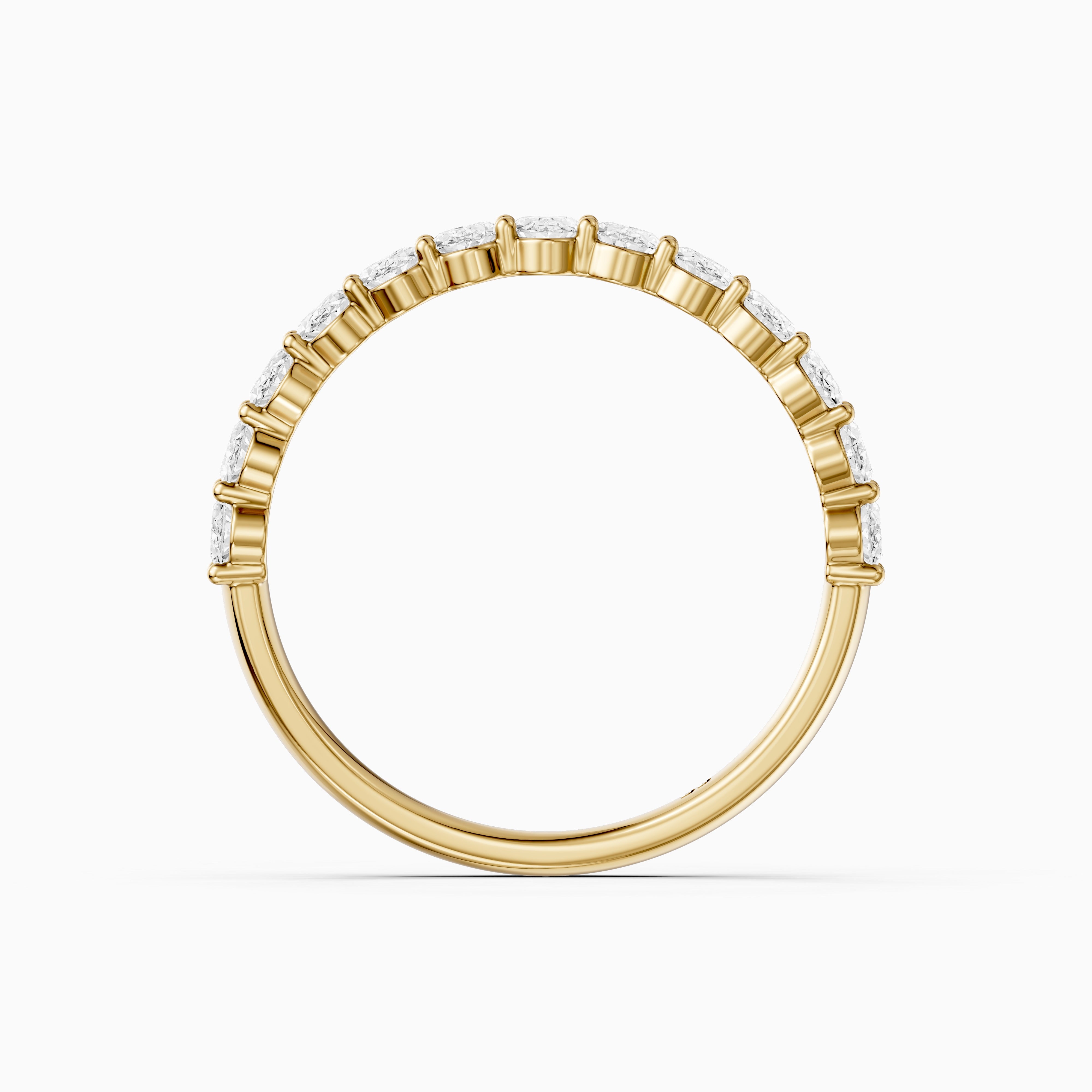 Chloe Oval Lab Grown Diamond Anniversary Band