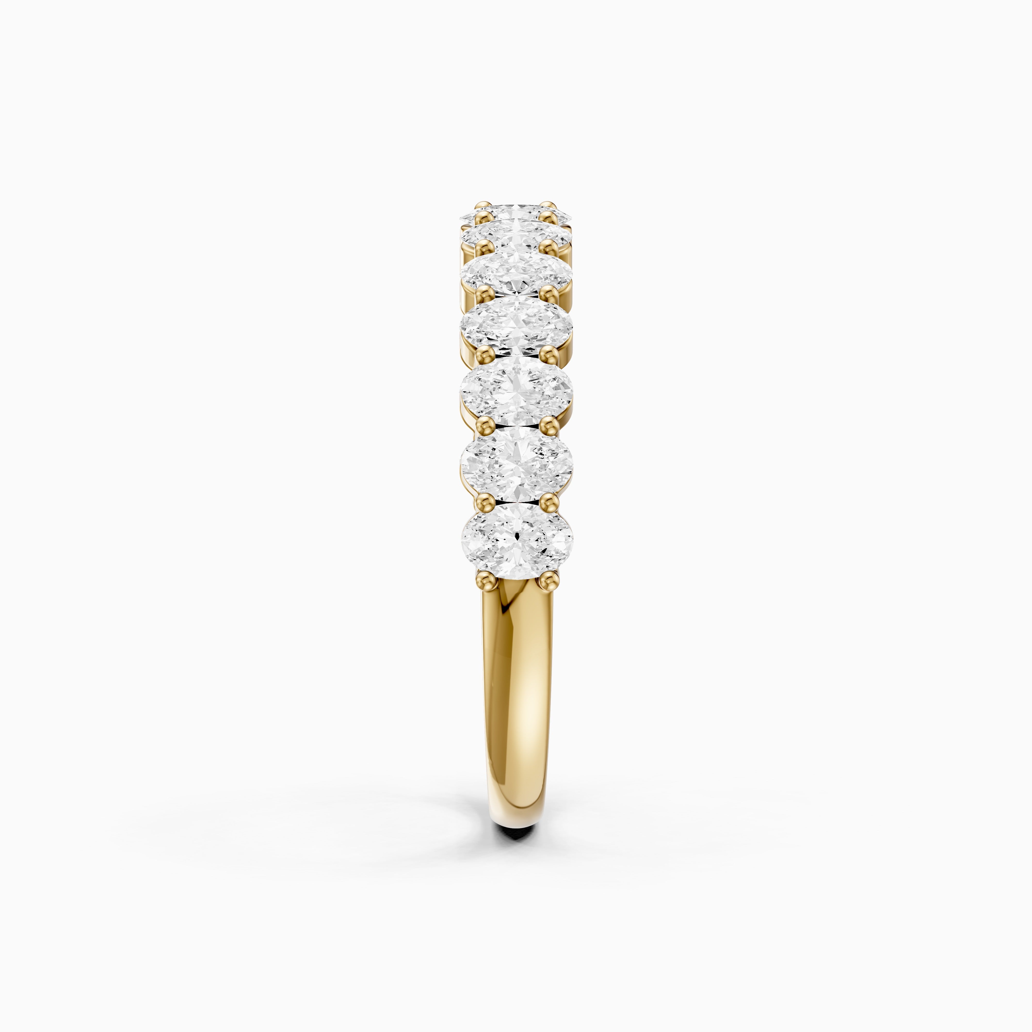 Chloe Oval Lab Grown Diamond Anniversary Band
