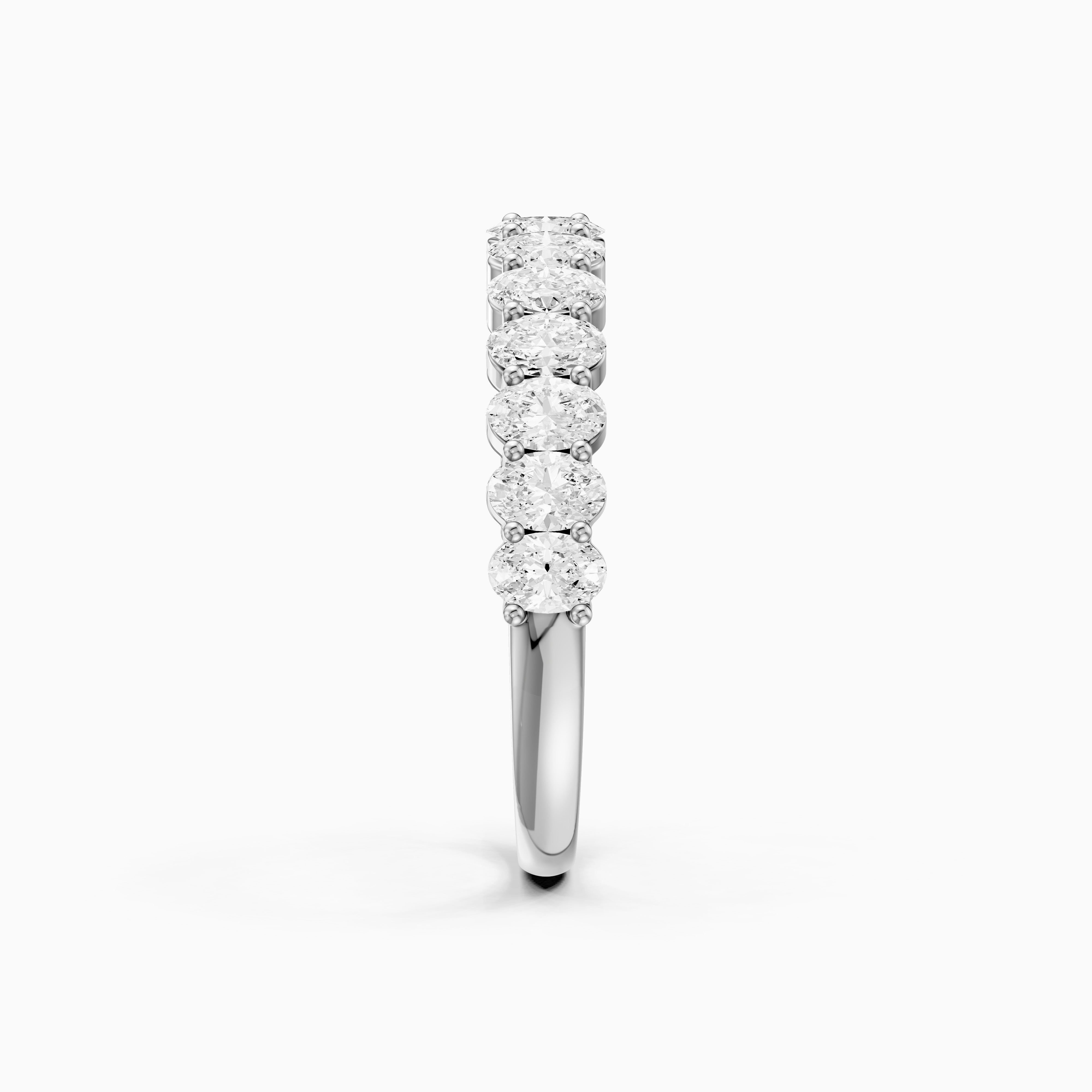 Chloe Oval Lab Grown Diamond Anniversary Band