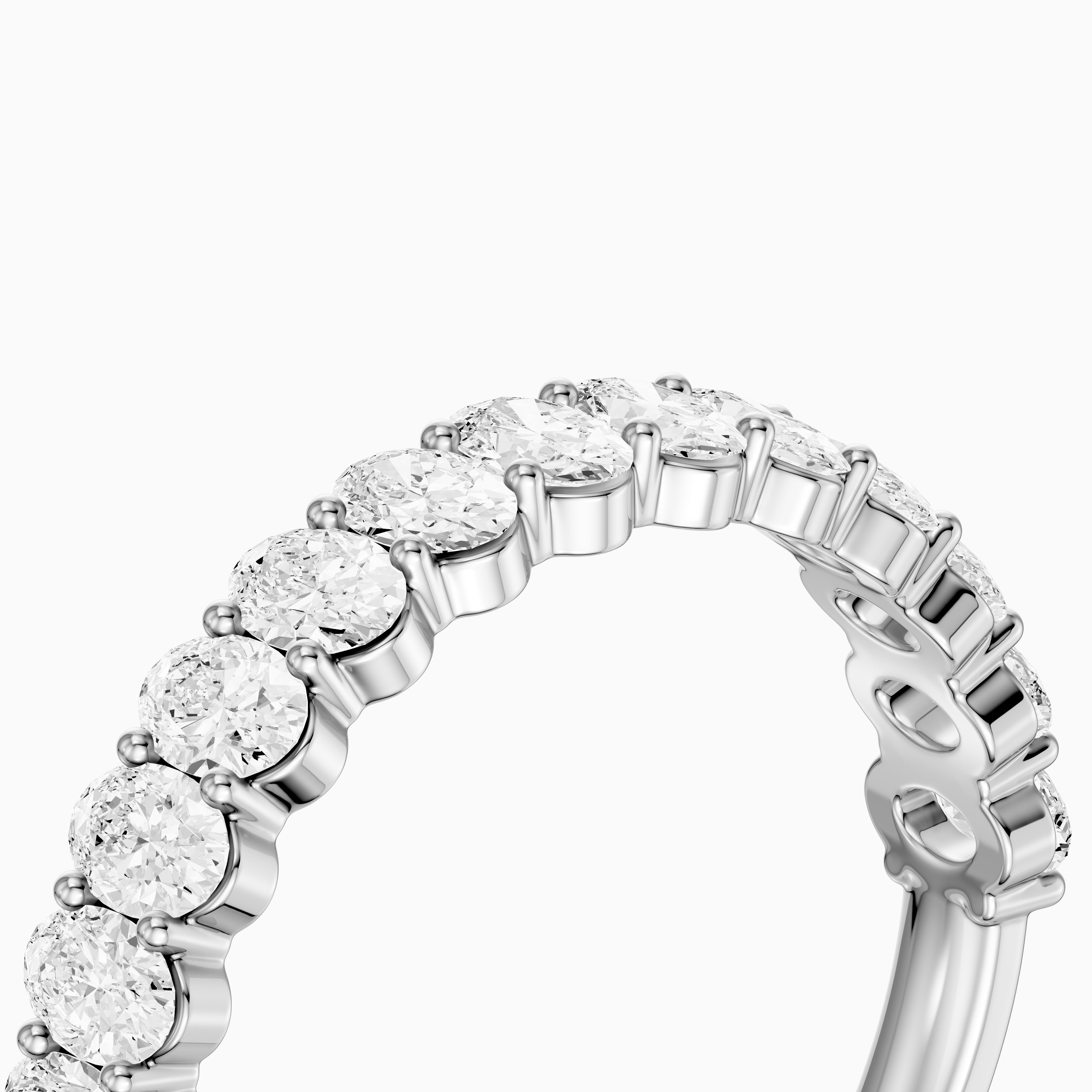 Chloe Oval Lab Grown Diamond Anniversary Band