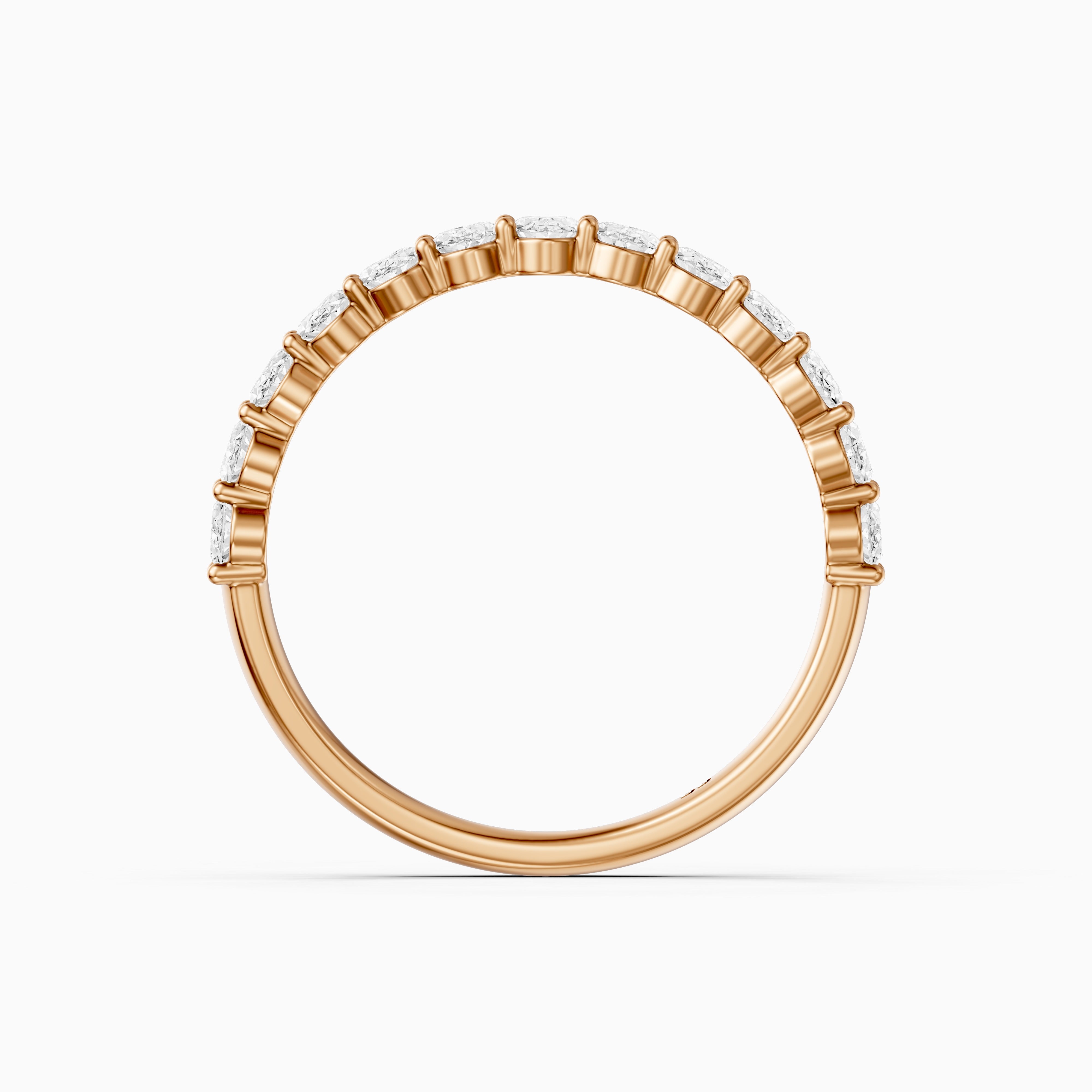 Chloe Oval Lab Grown Diamond Anniversary Band